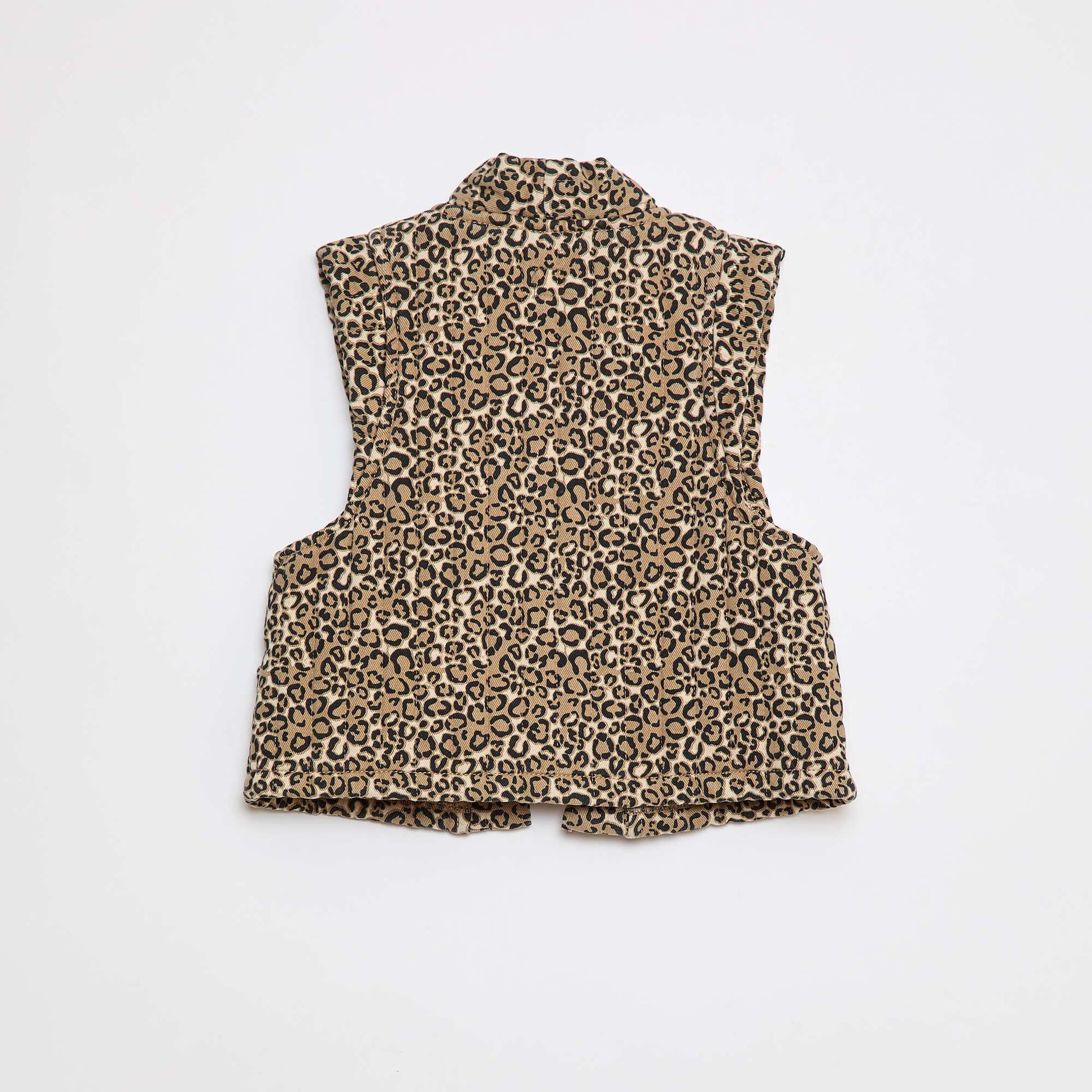 Gilet matelassé léopard sans manches LéOPARD