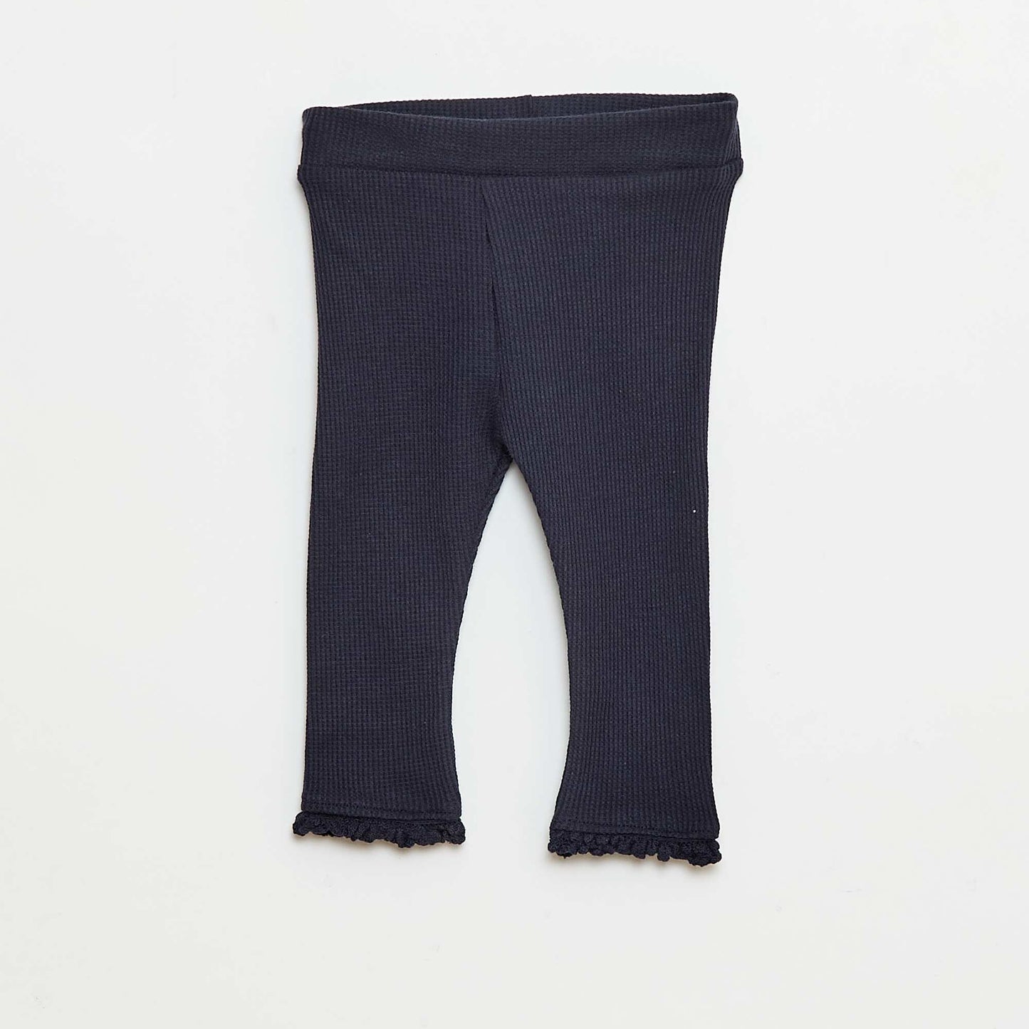 Ensemble sweat à capuche + legging maille BLANC