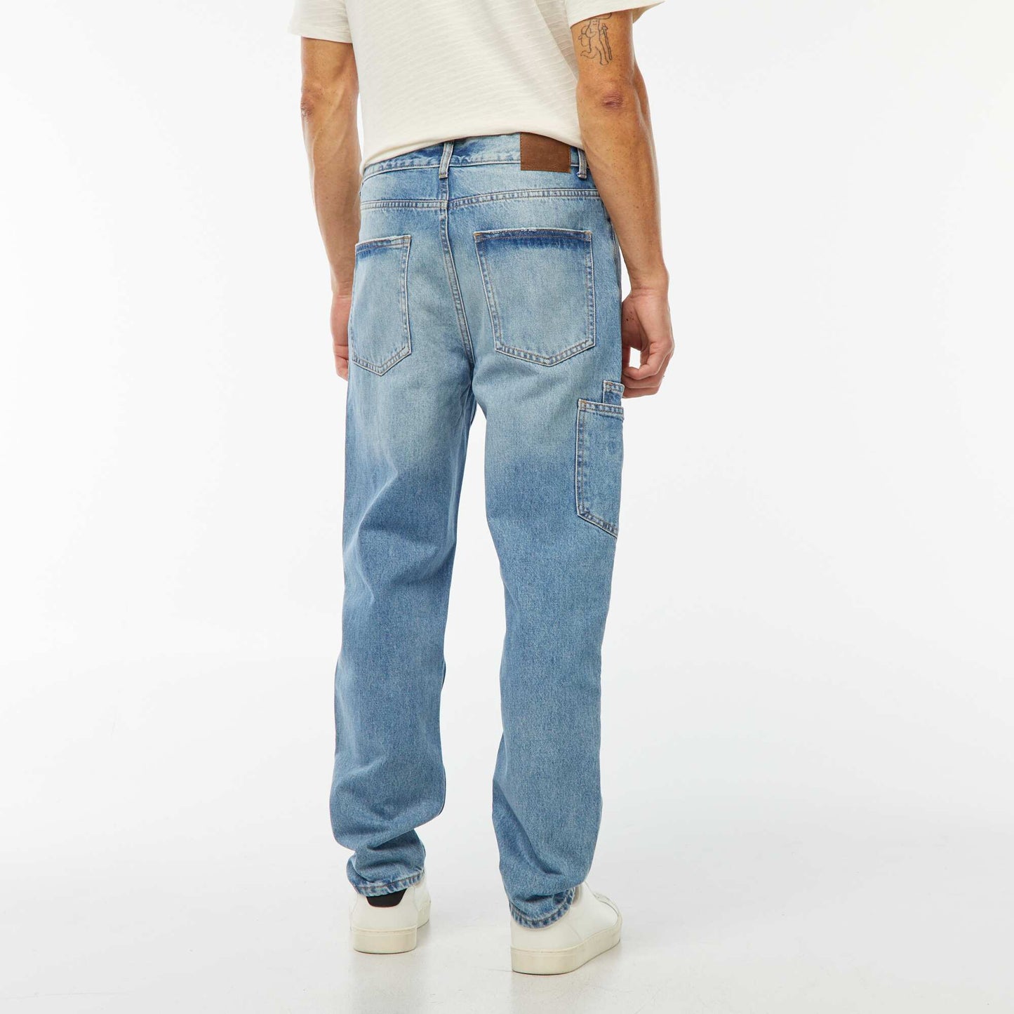 Jean coupe droite - regular fit à 5 poches BLEU