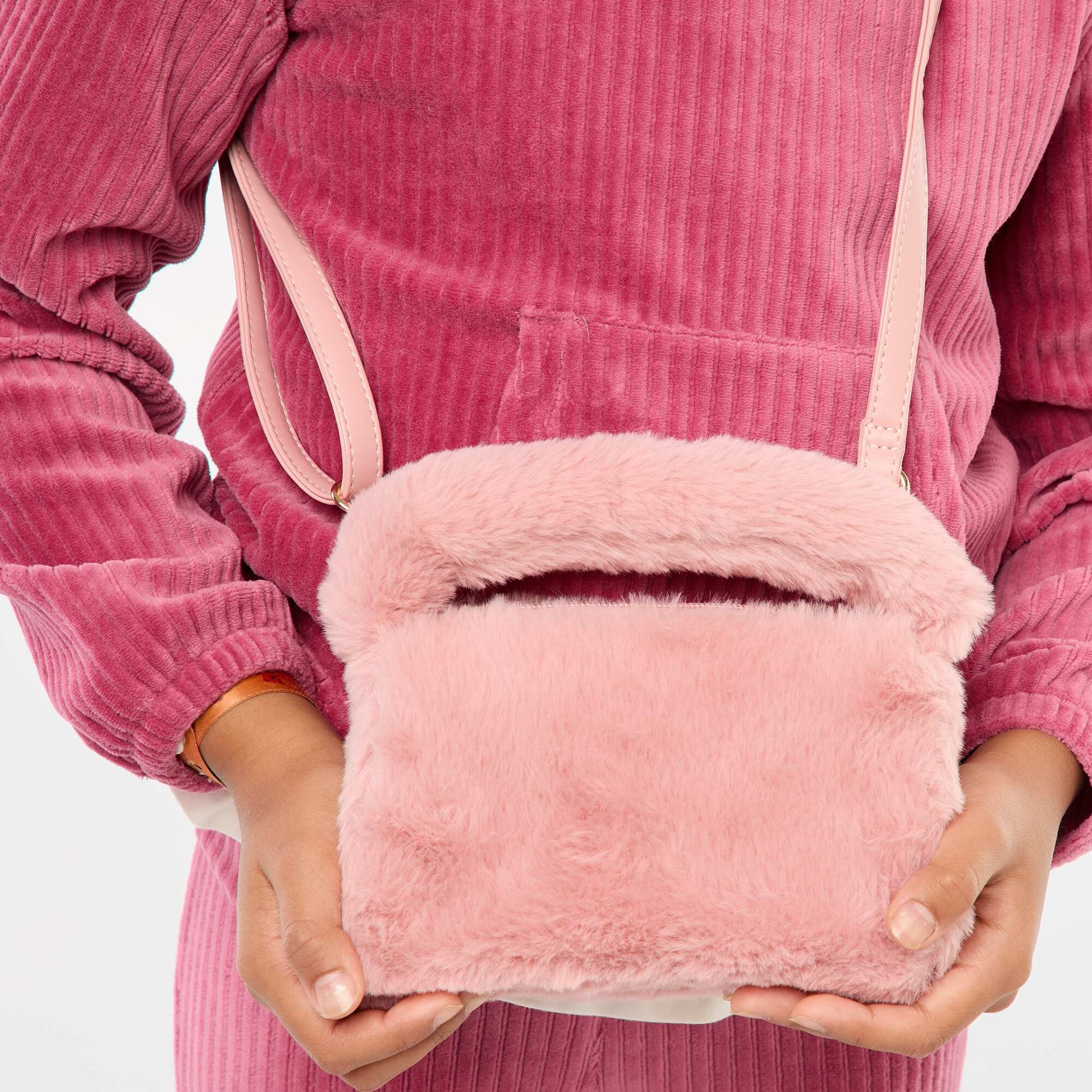 Sac imitation fausse fourrure ROSE