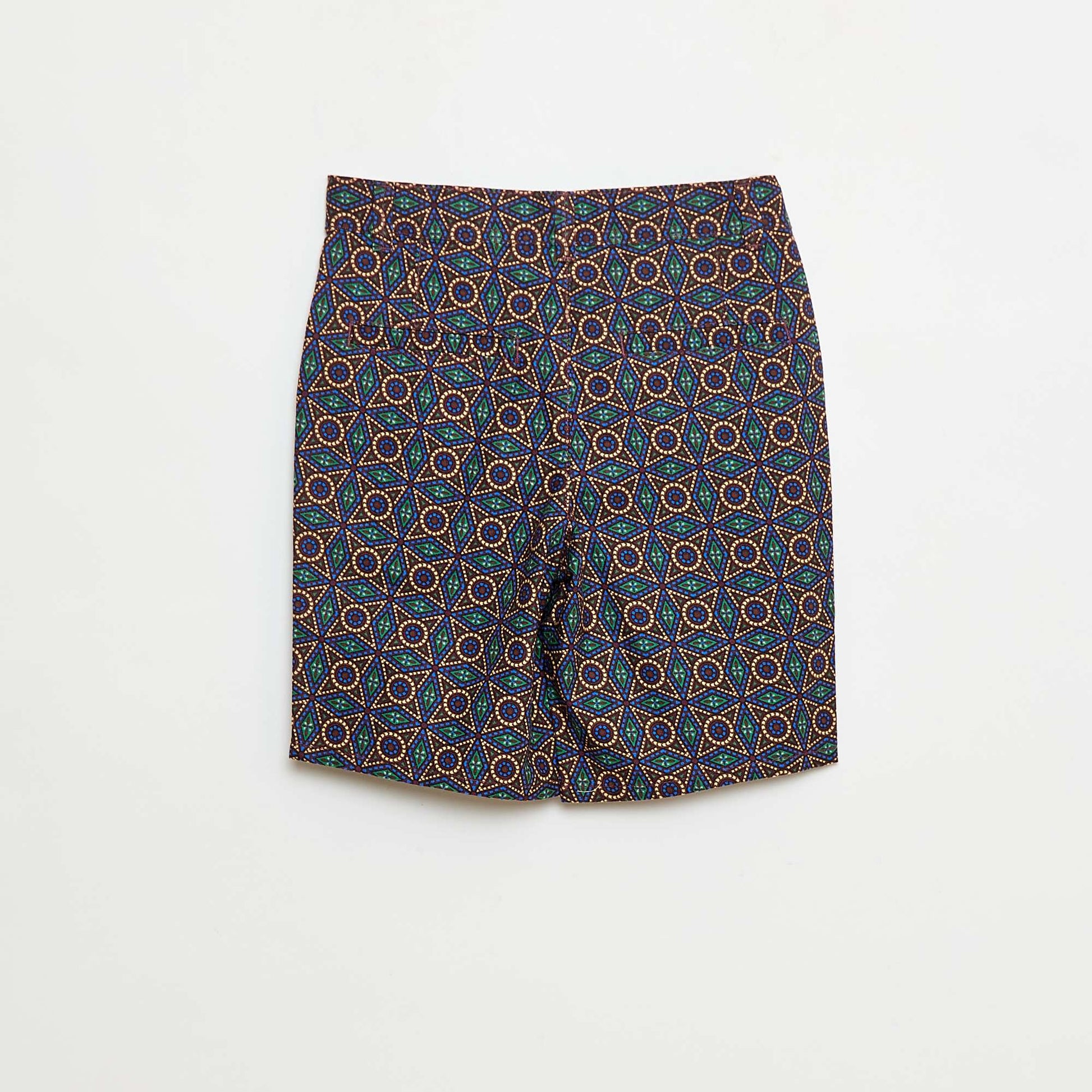 Bermuda en oxford ajustable MARRON