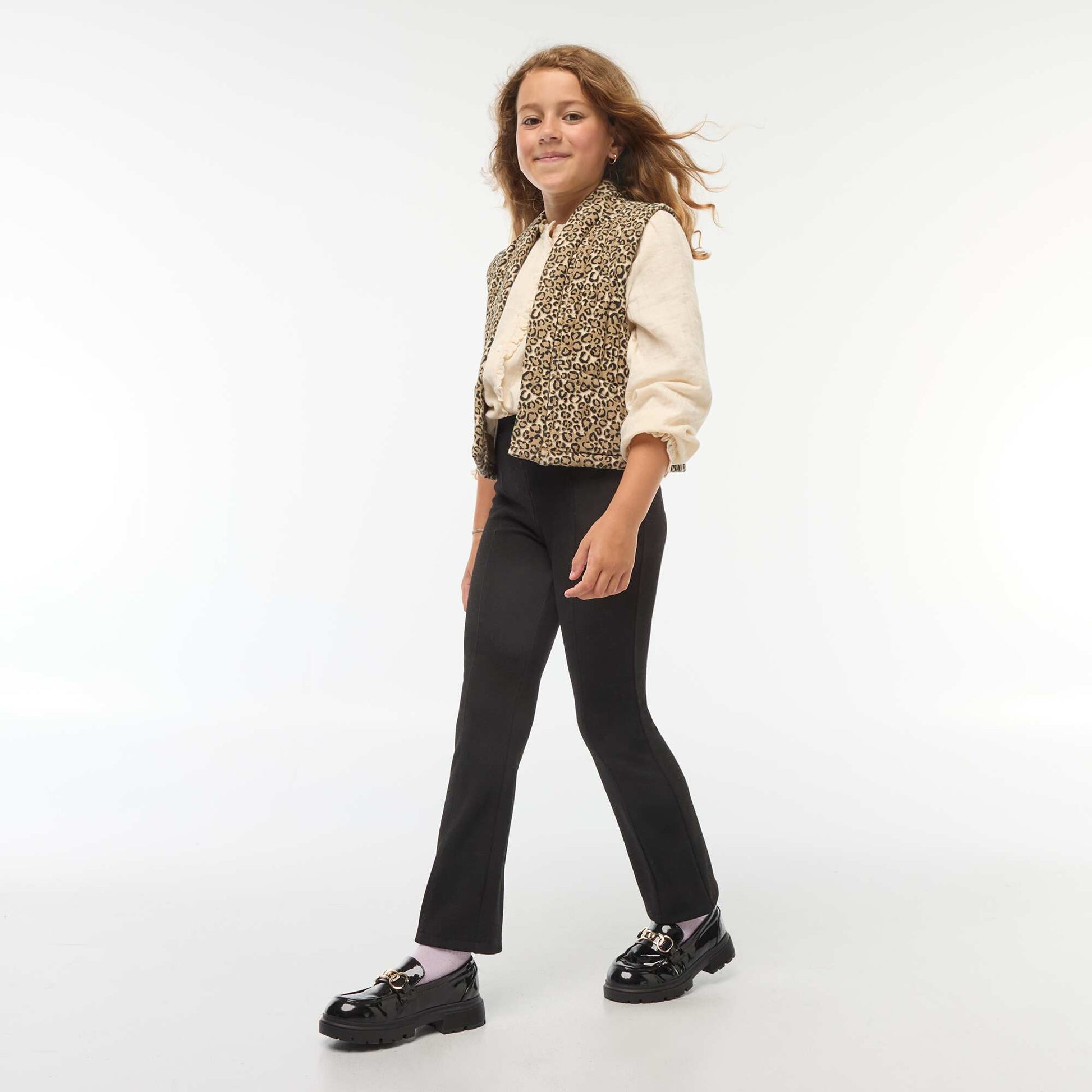 Pantalon flare NOIR