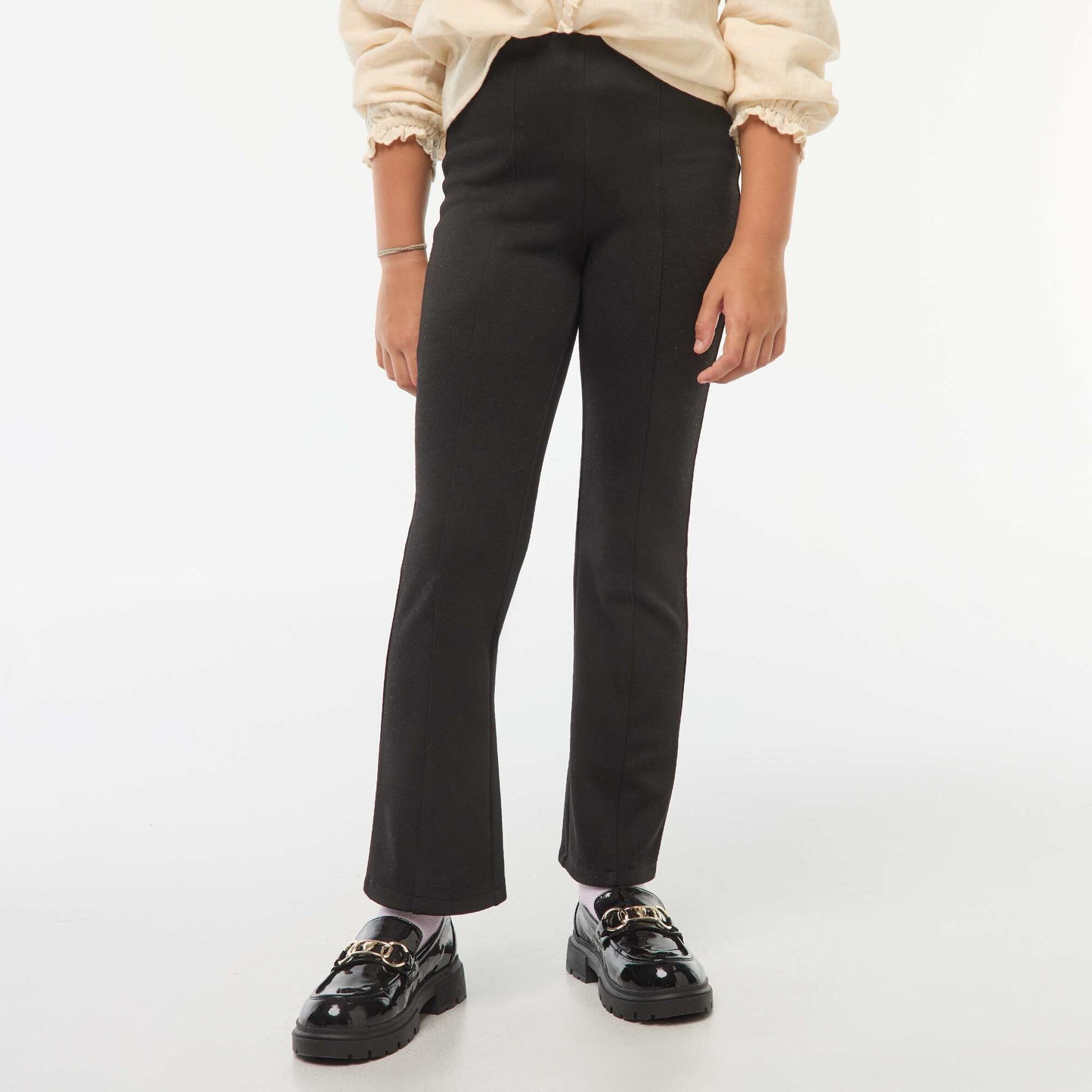 Pantalon flare NOIR