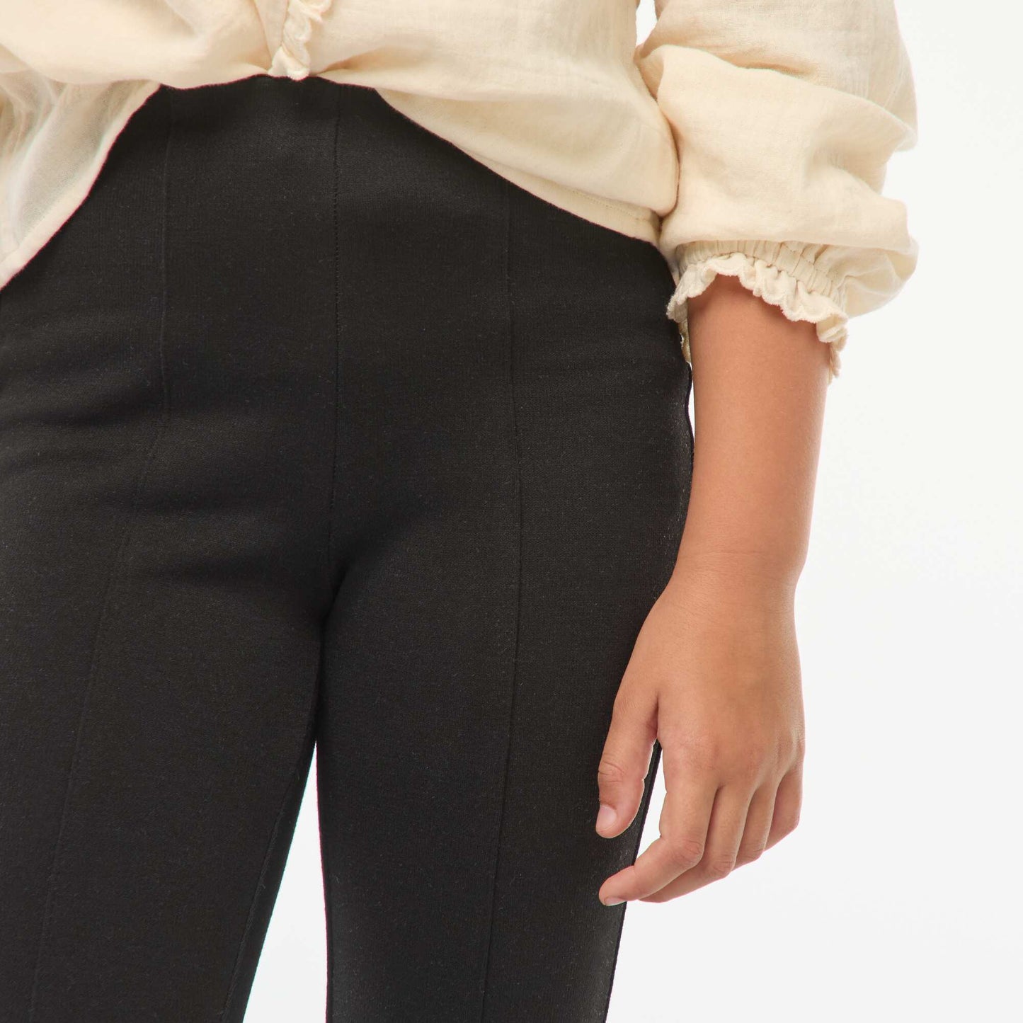 Pantalon flare NOIR