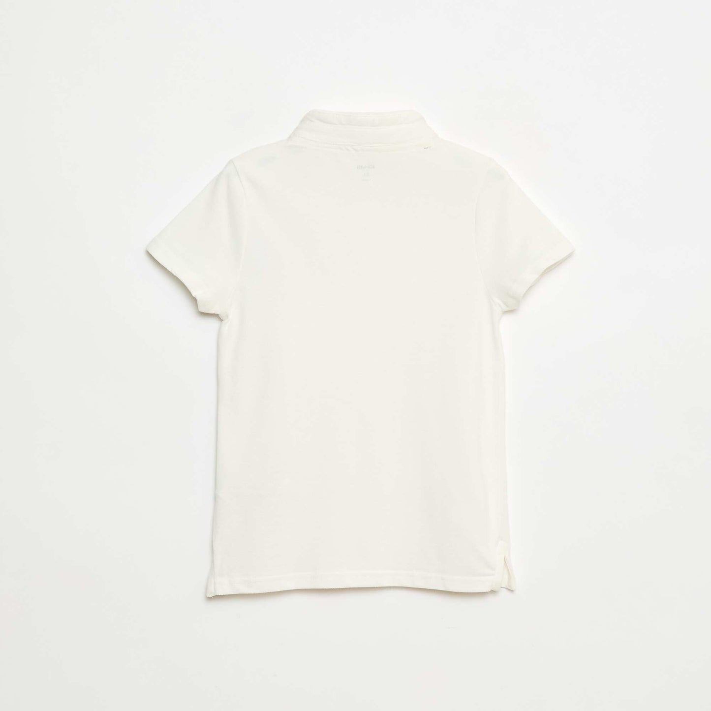 Tee-shirt en maille piquée BLANC