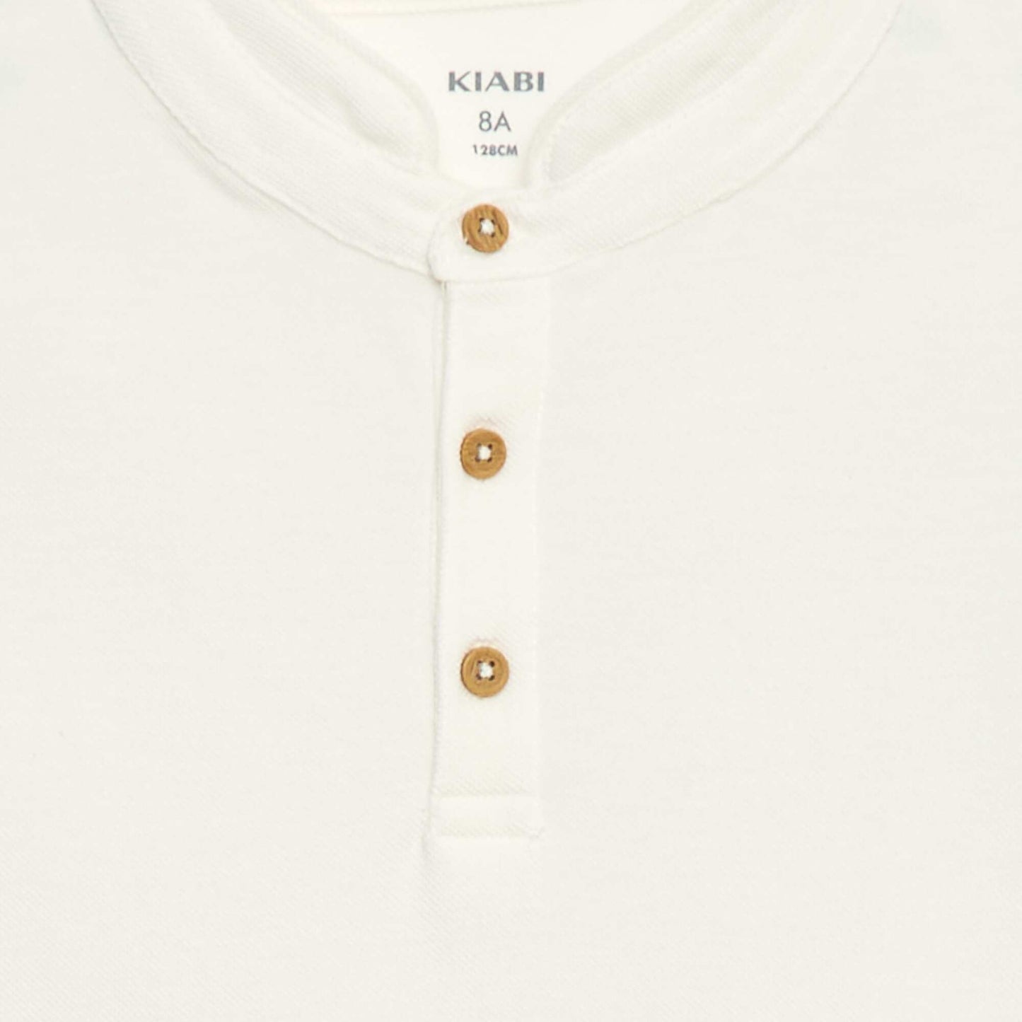Tee-shirt en maille piquée BLANC