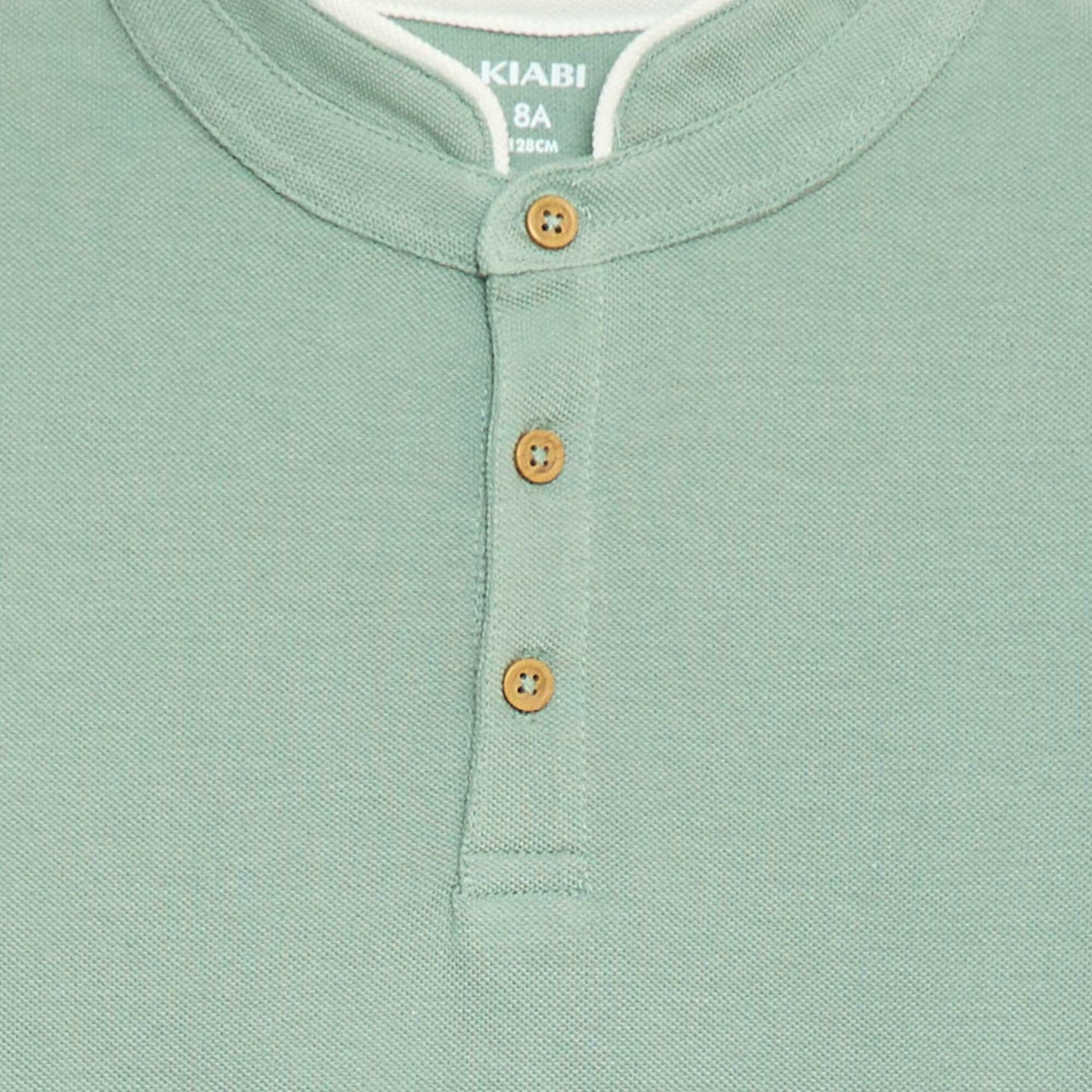 Tee-shirt en maille piquée VERT