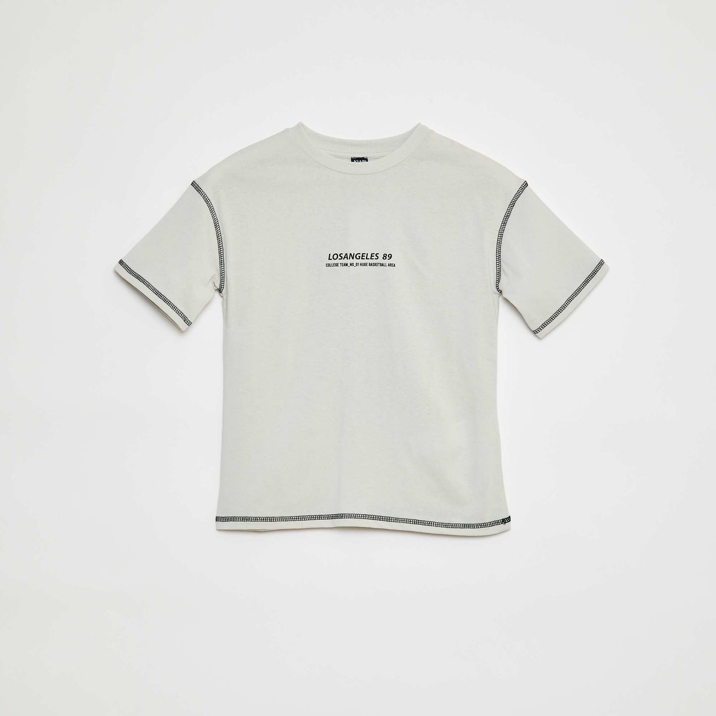 T-shirt à manches courtes avec animation GRIS