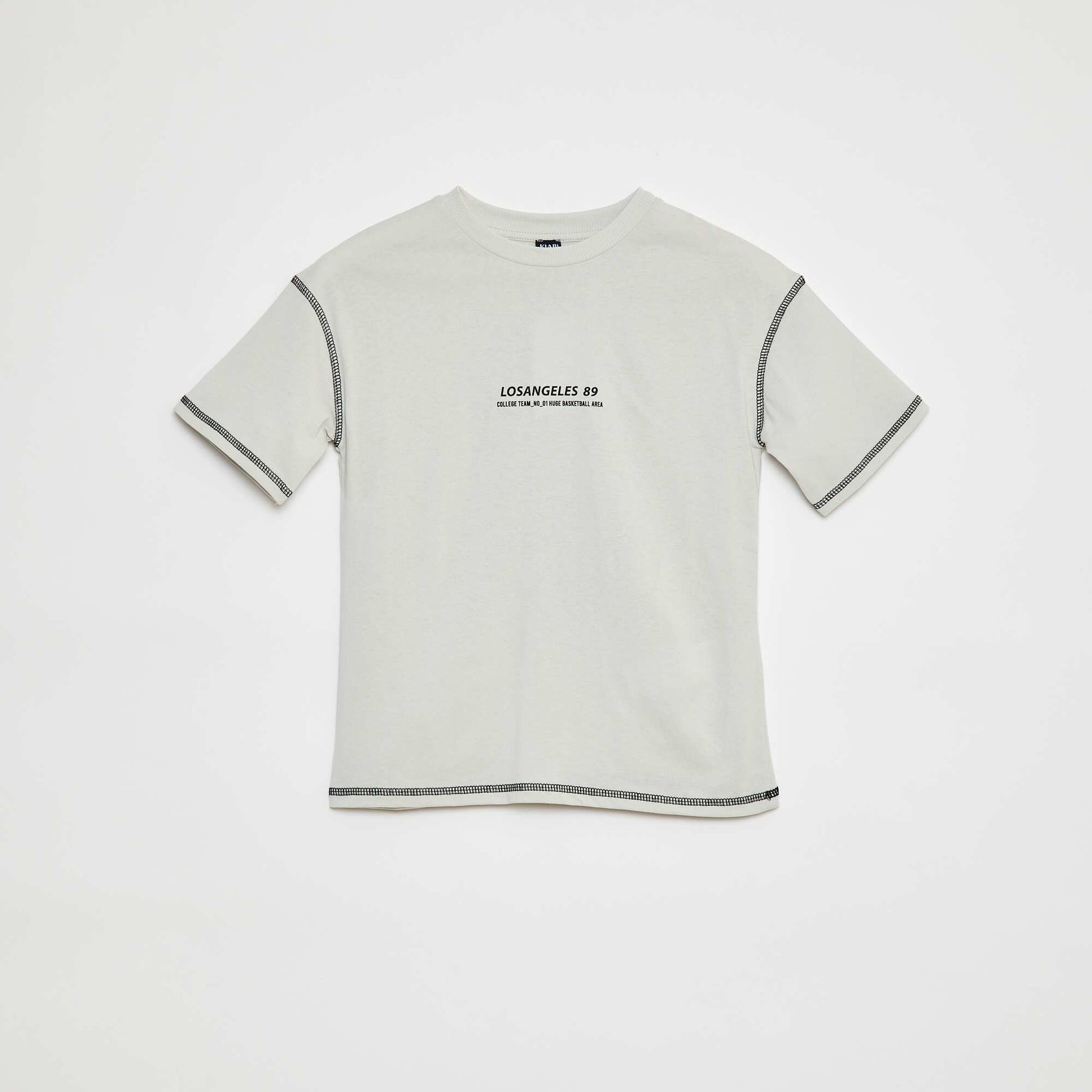 T-shirt à manches courtes avec animation GRIS