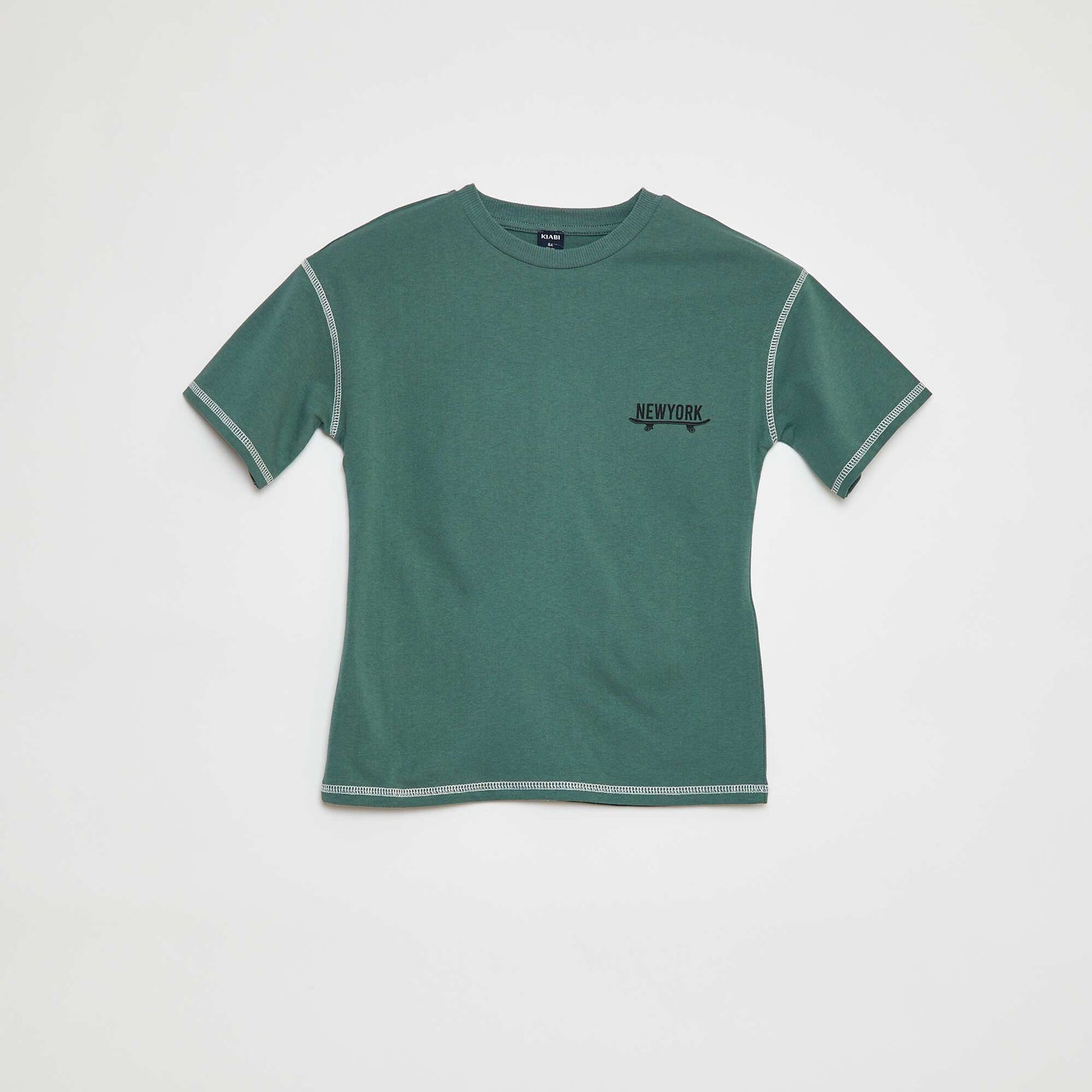T-shirt à manches courtes avec animation VERT