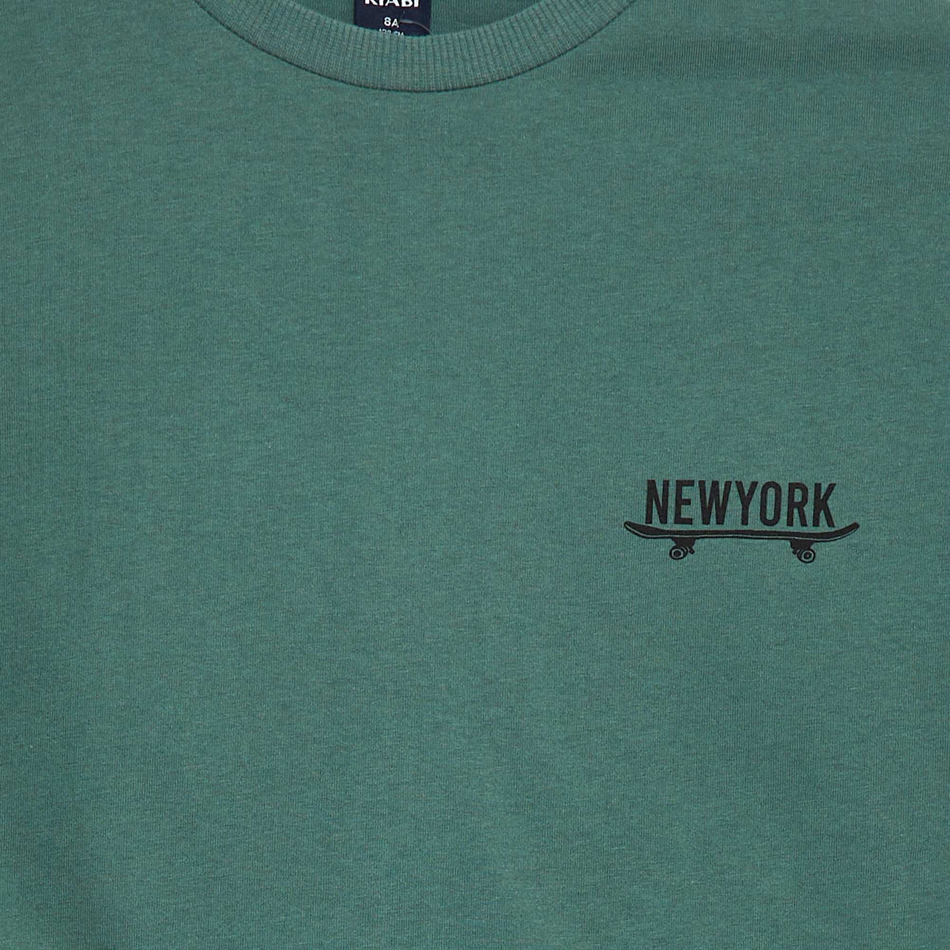 T-shirt à manches courtes avec animation VERT