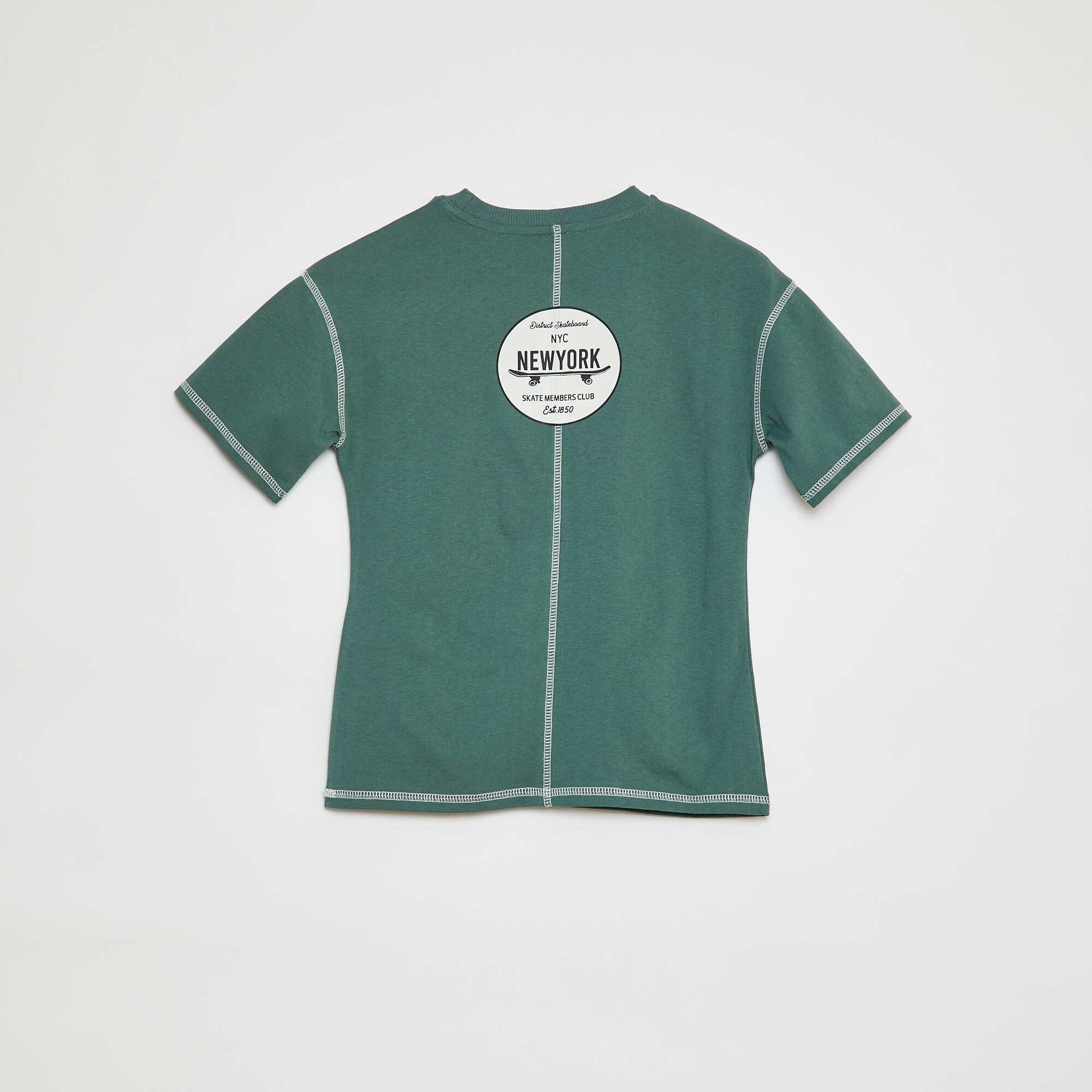 T-shirt à manches courtes avec animation VERT