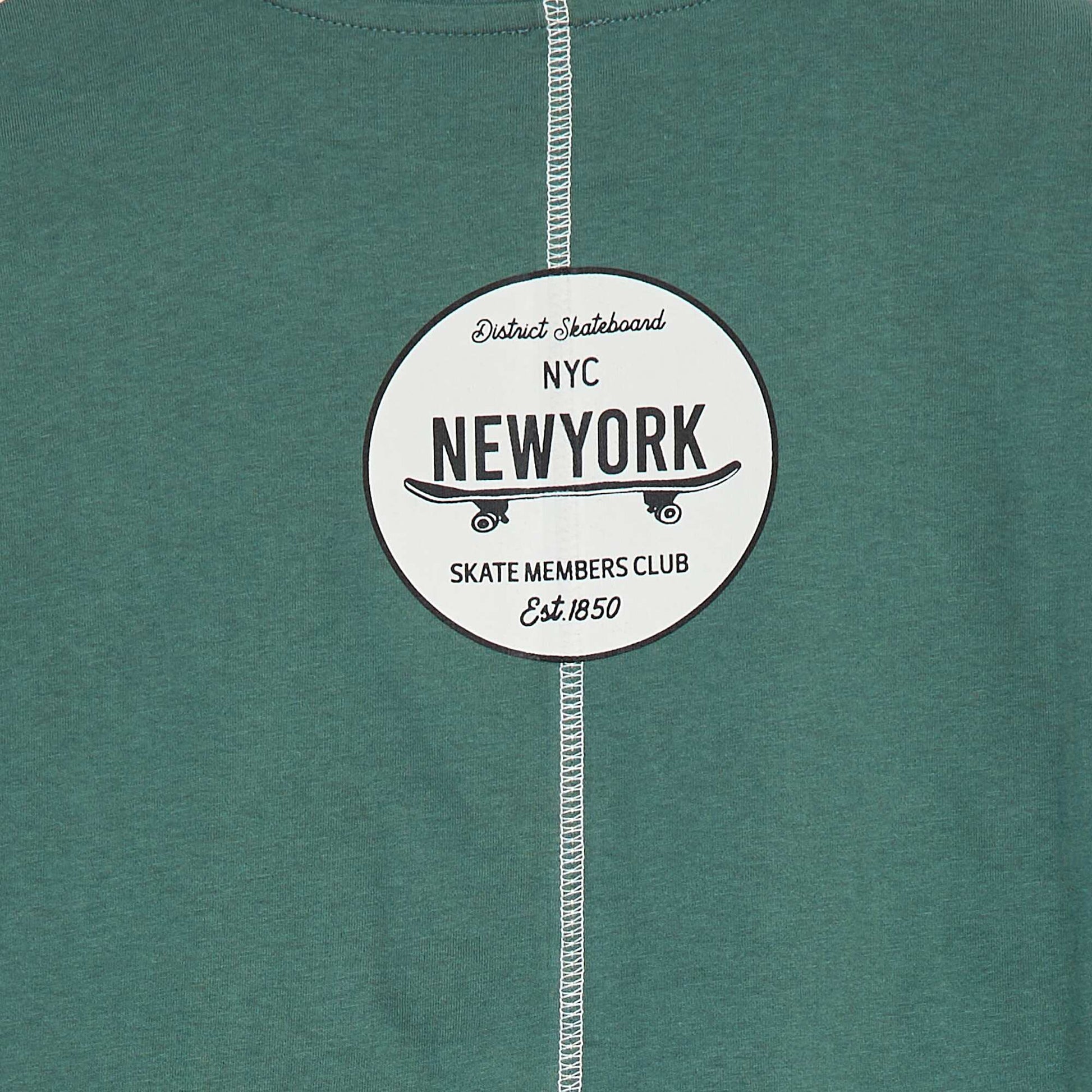 T-shirt à manches courtes avec animation VERT