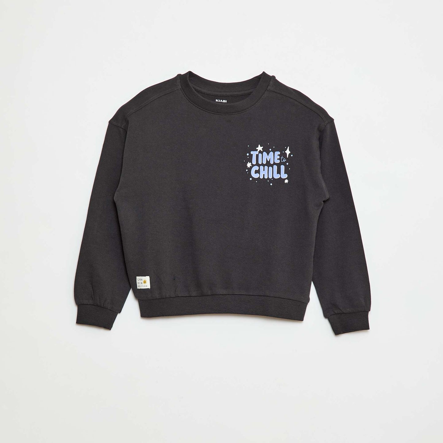 Sweat à col rond - Grafik Edition GRIS