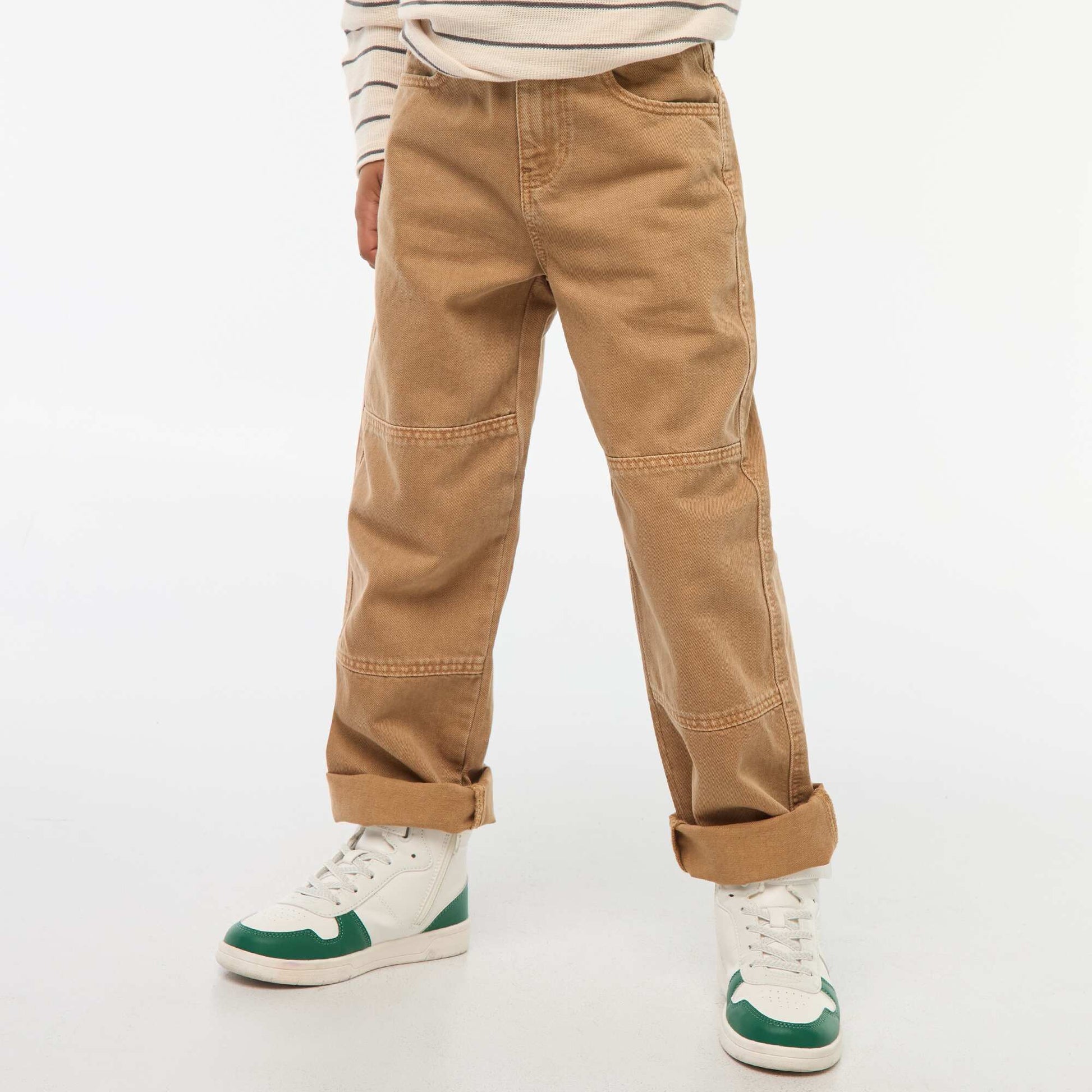 Jean droit BEIGE