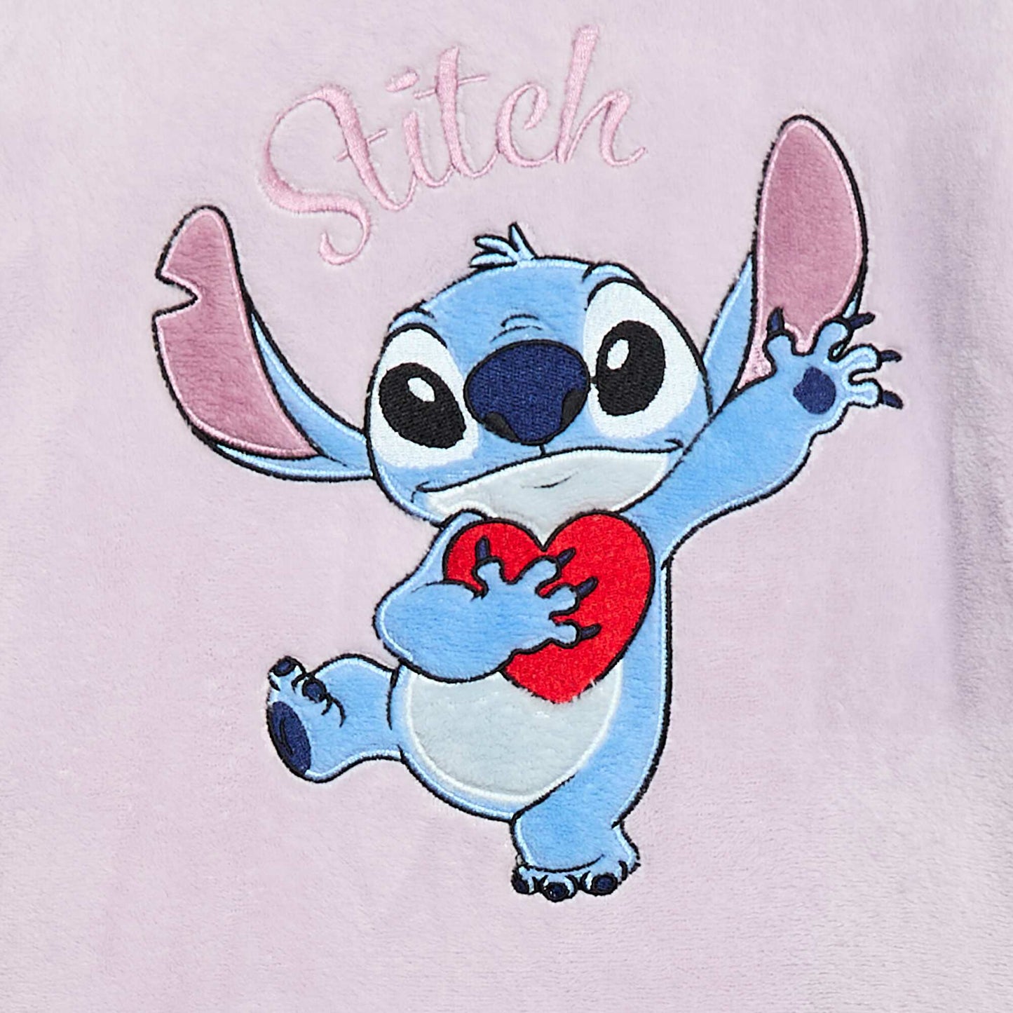 Ensemble de pyjama long en polaire 'Stitch' 'Disney' - 2 pièces VIOLET