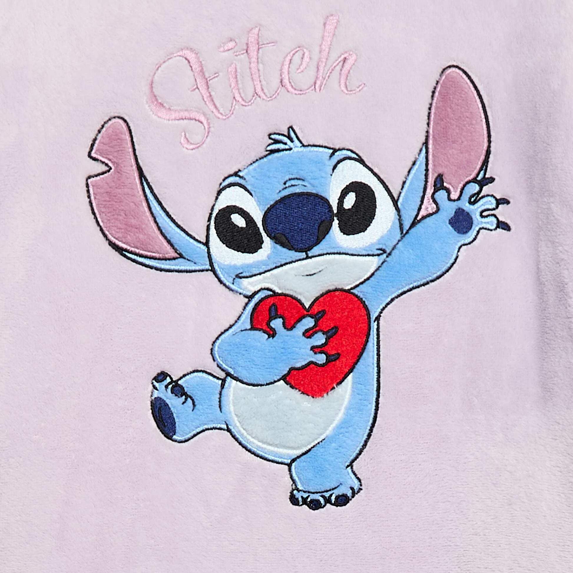 Ensemble de pyjama long en polaire 'Stitch' 'Disney' - 2 pièces VIOLET