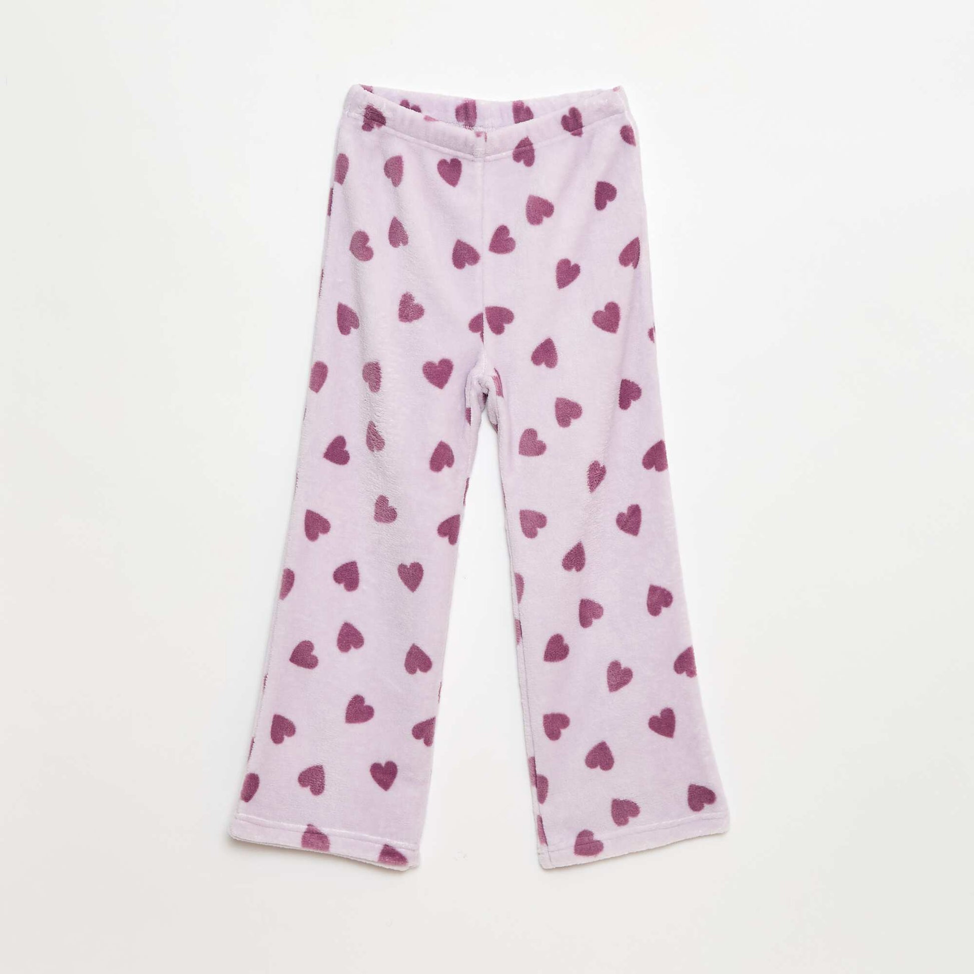 Ensemble de pyjama long en polaire 'Stitch' 'Disney' - 2 pièces VIOLET