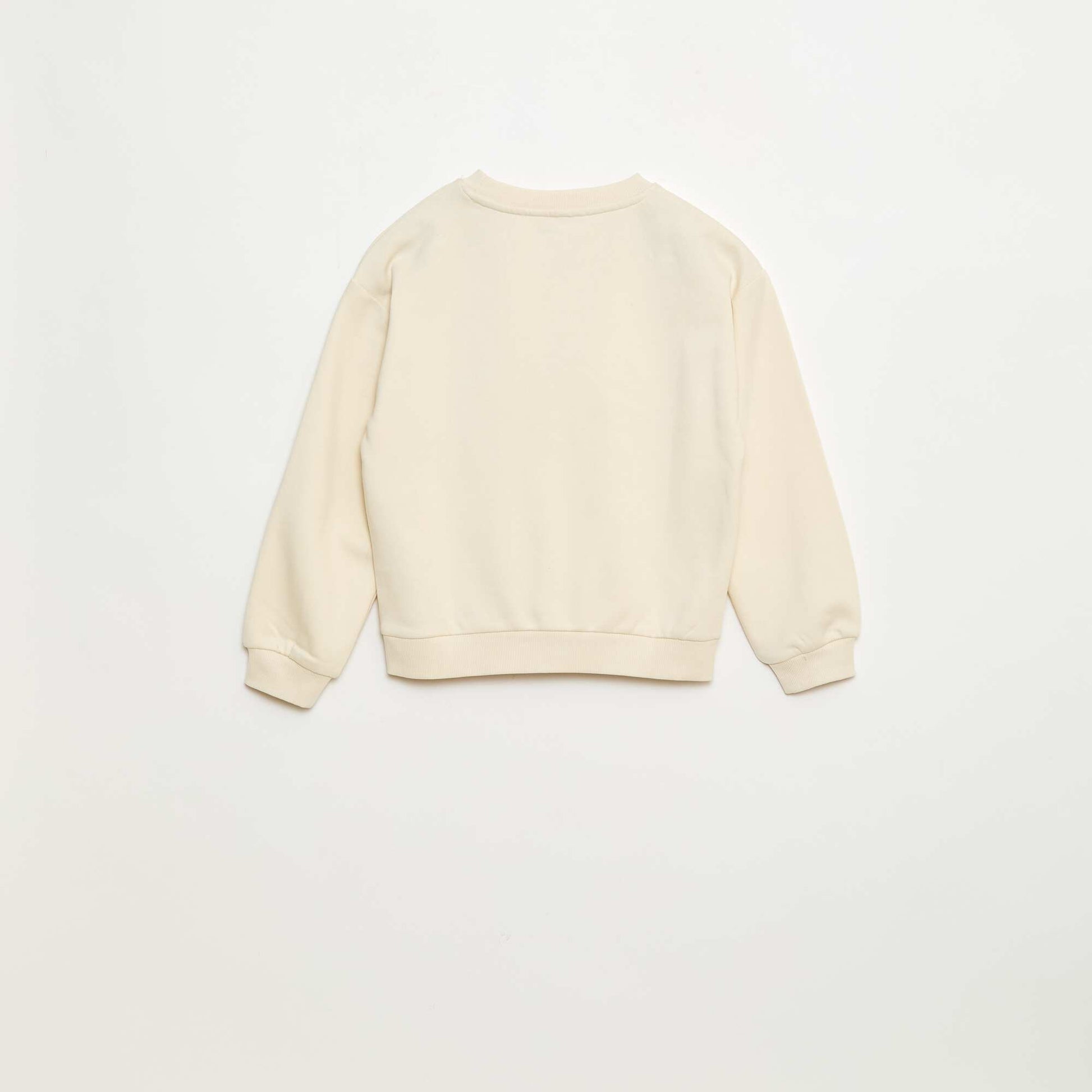 Sweat avec nœud en satin BEIGE