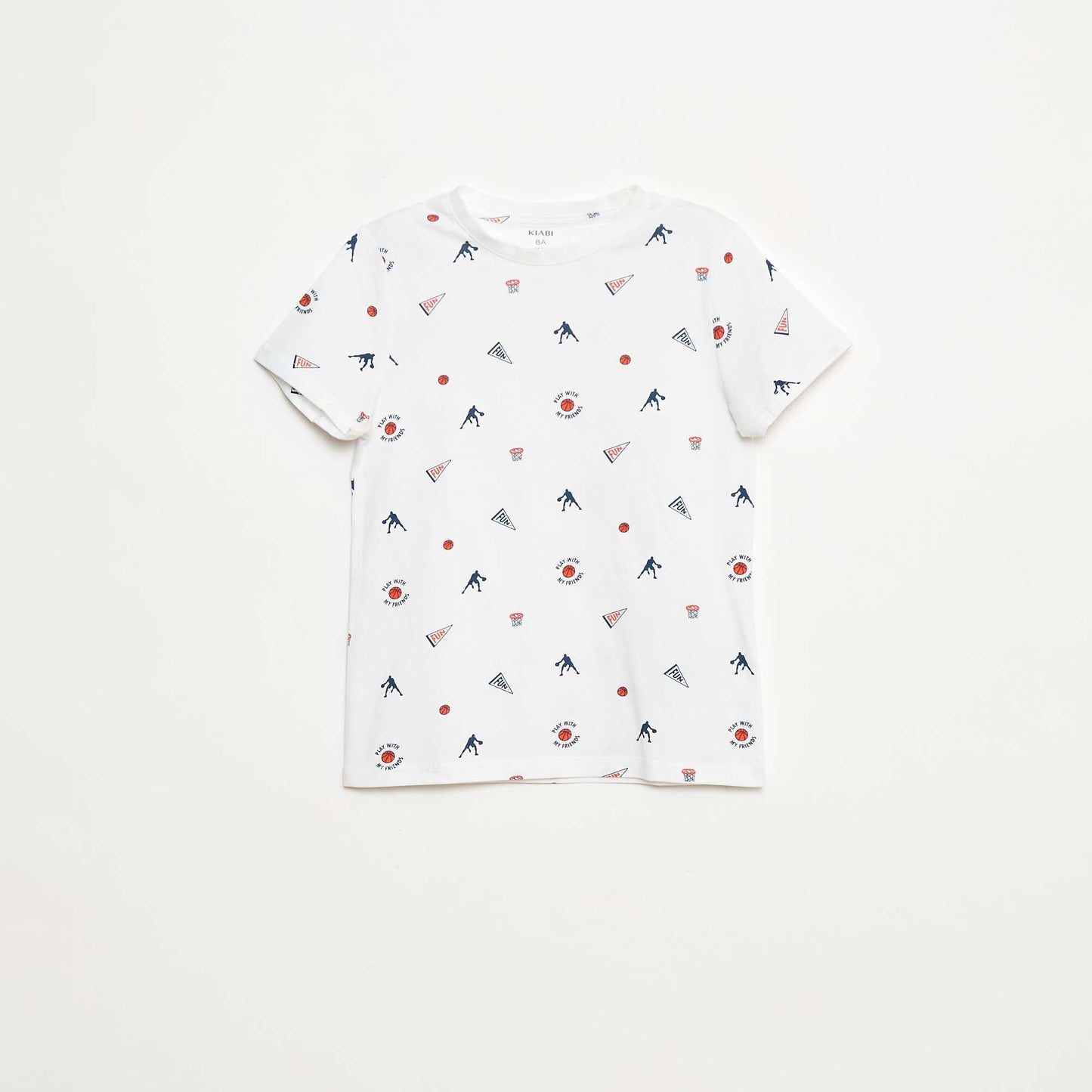 Lot de 3 tee-shirts style 'basket' GRIS
