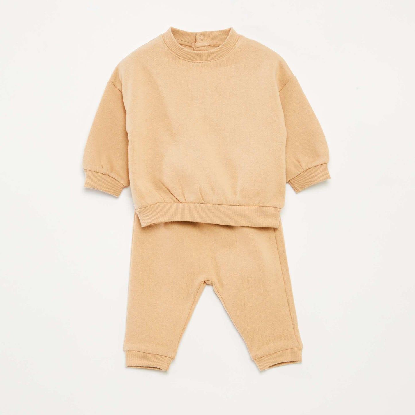 Ensemble en molleton sweat + pantalon - 2 pièces BEIGE