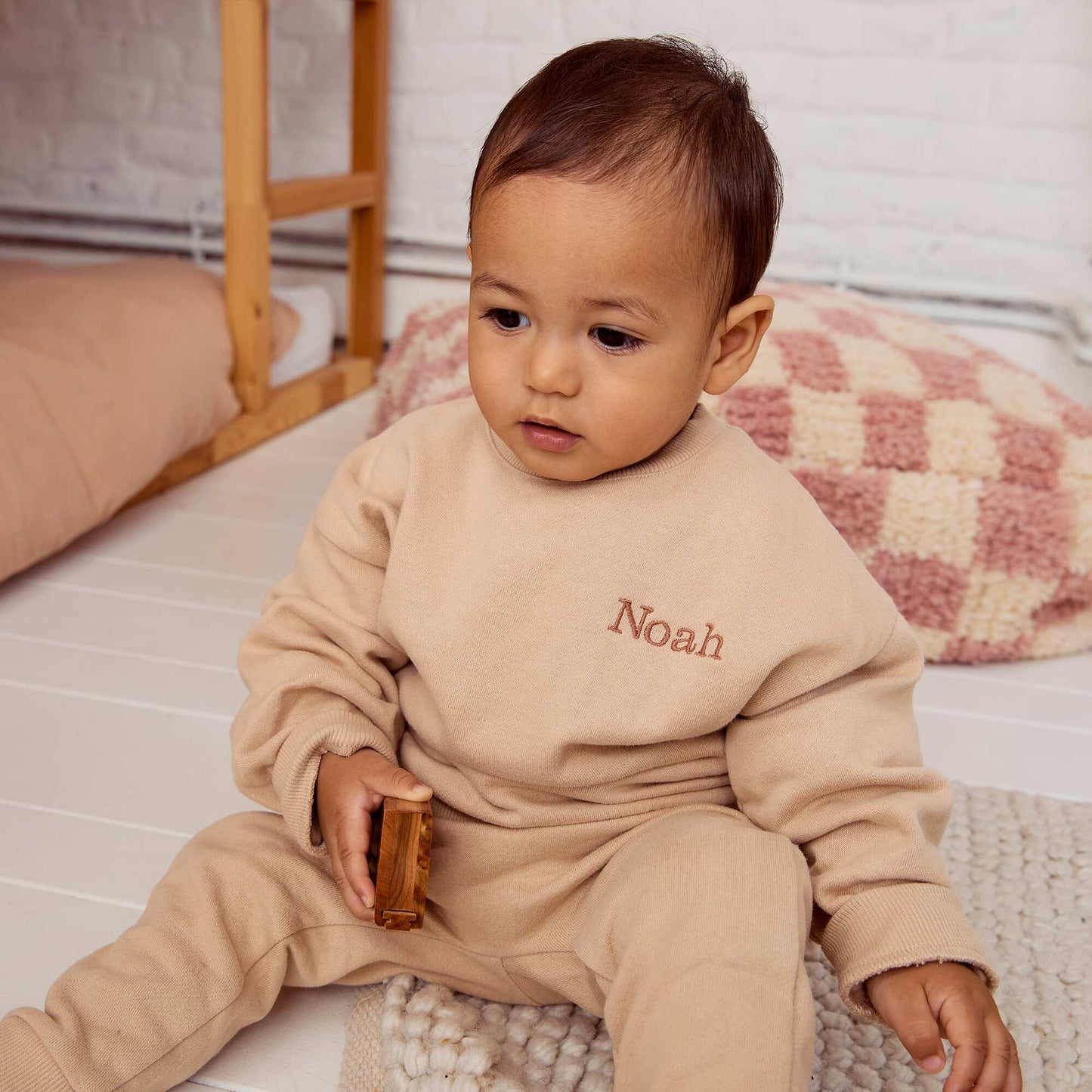 Ensemble en molleton sweat + pantalon - 2 pièces BEIGE