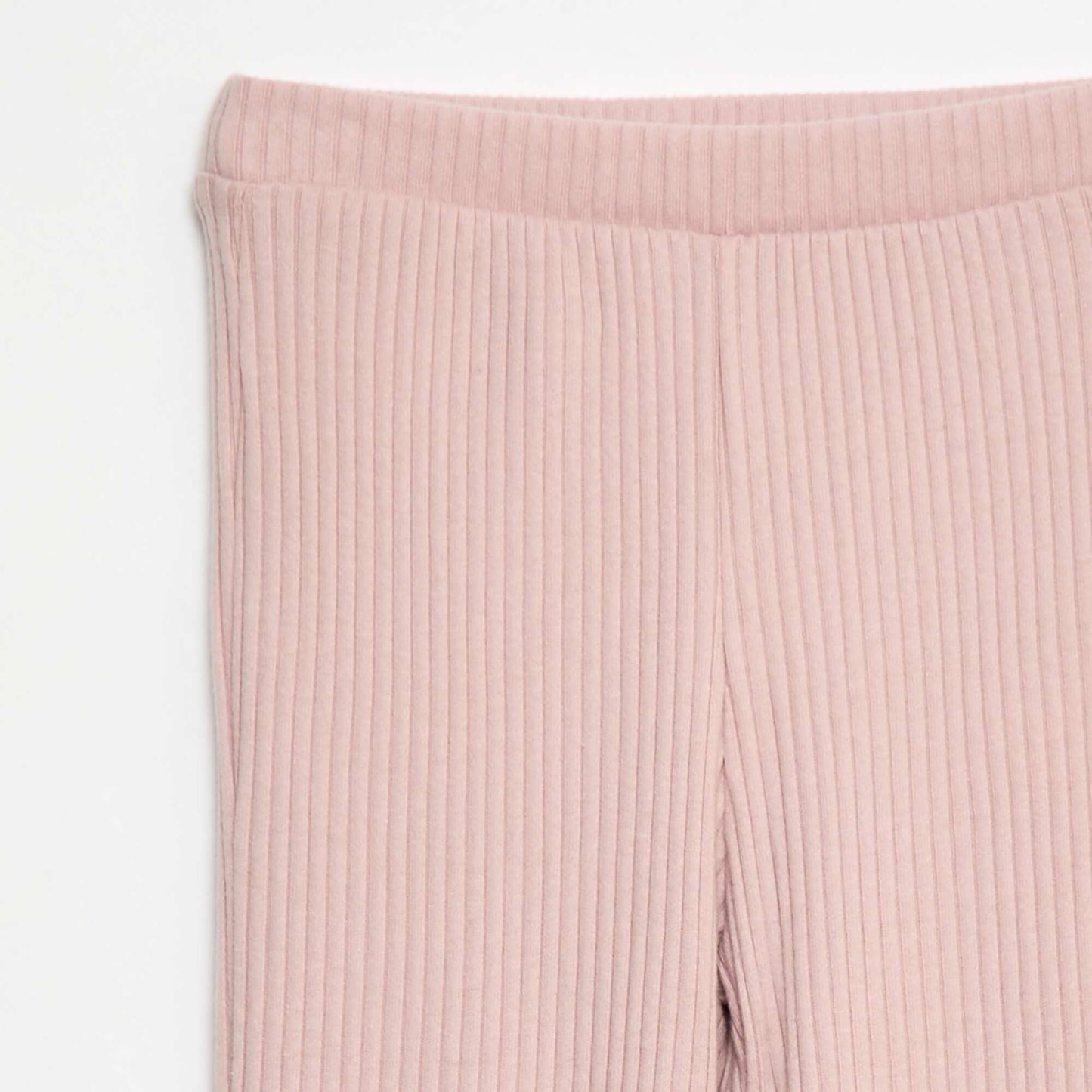 Pantalon flare en coton uni VIOLET
