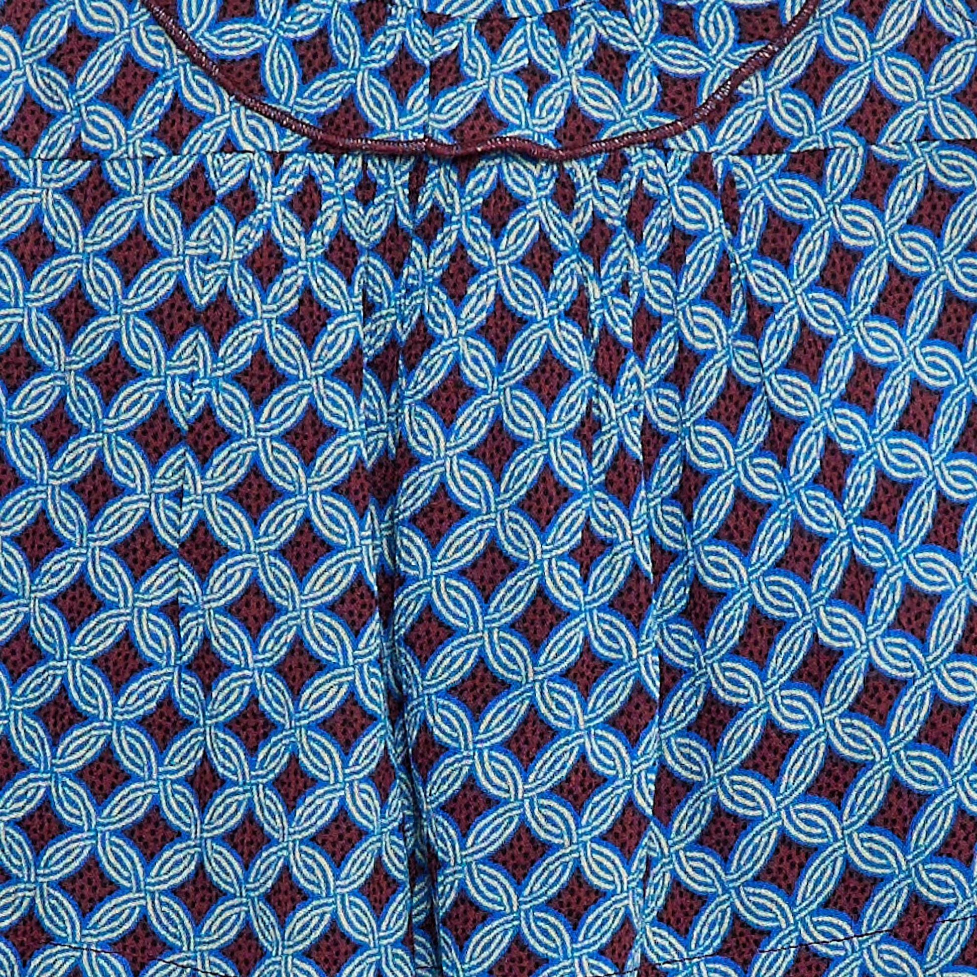 Blouse sans manches volantée wax VIOLET