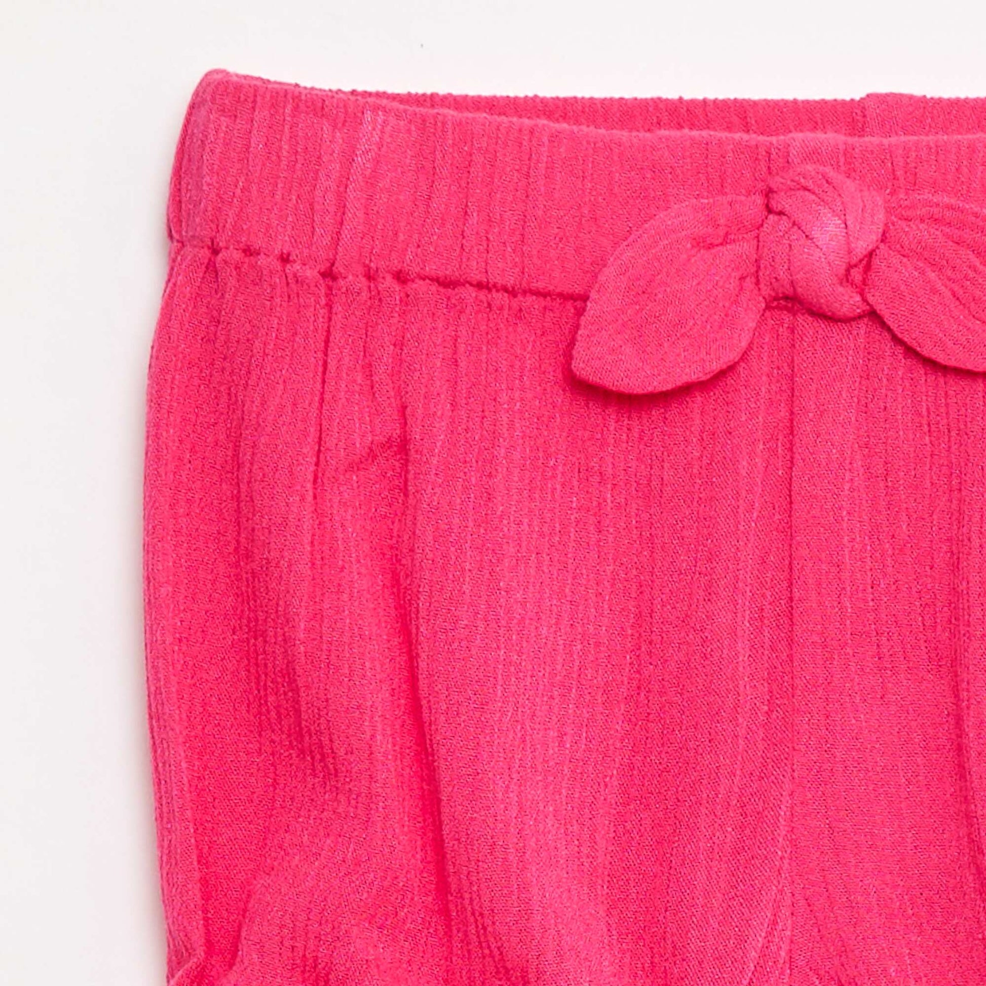 Short sarouel uni ROSE