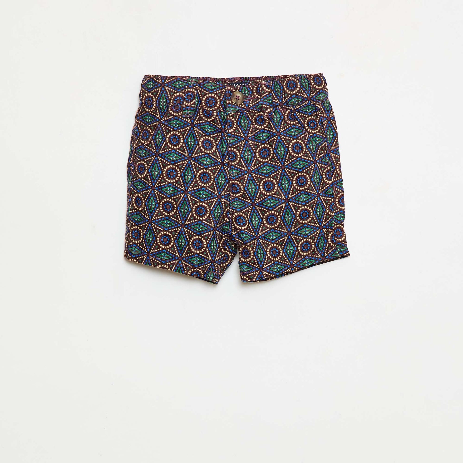 Short en oxford ajustable wax MARRON