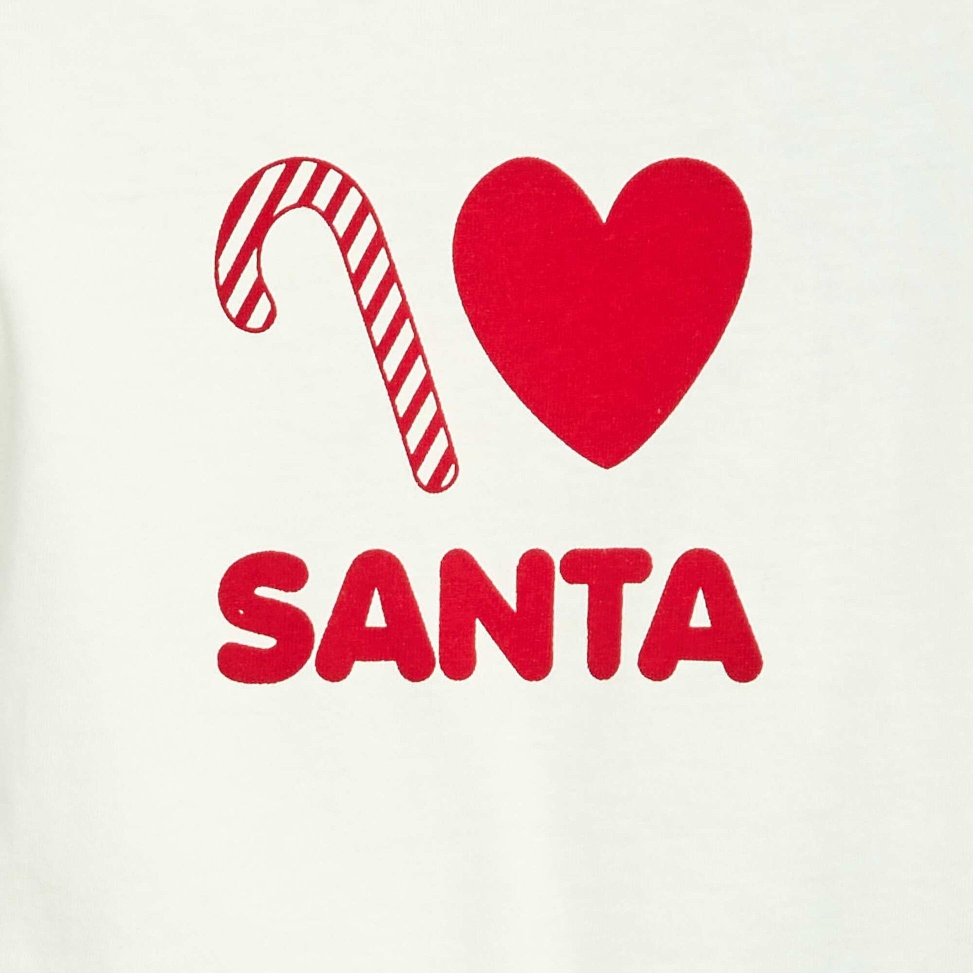 T-shirt imprimé Noël en jersey coton BEIGE