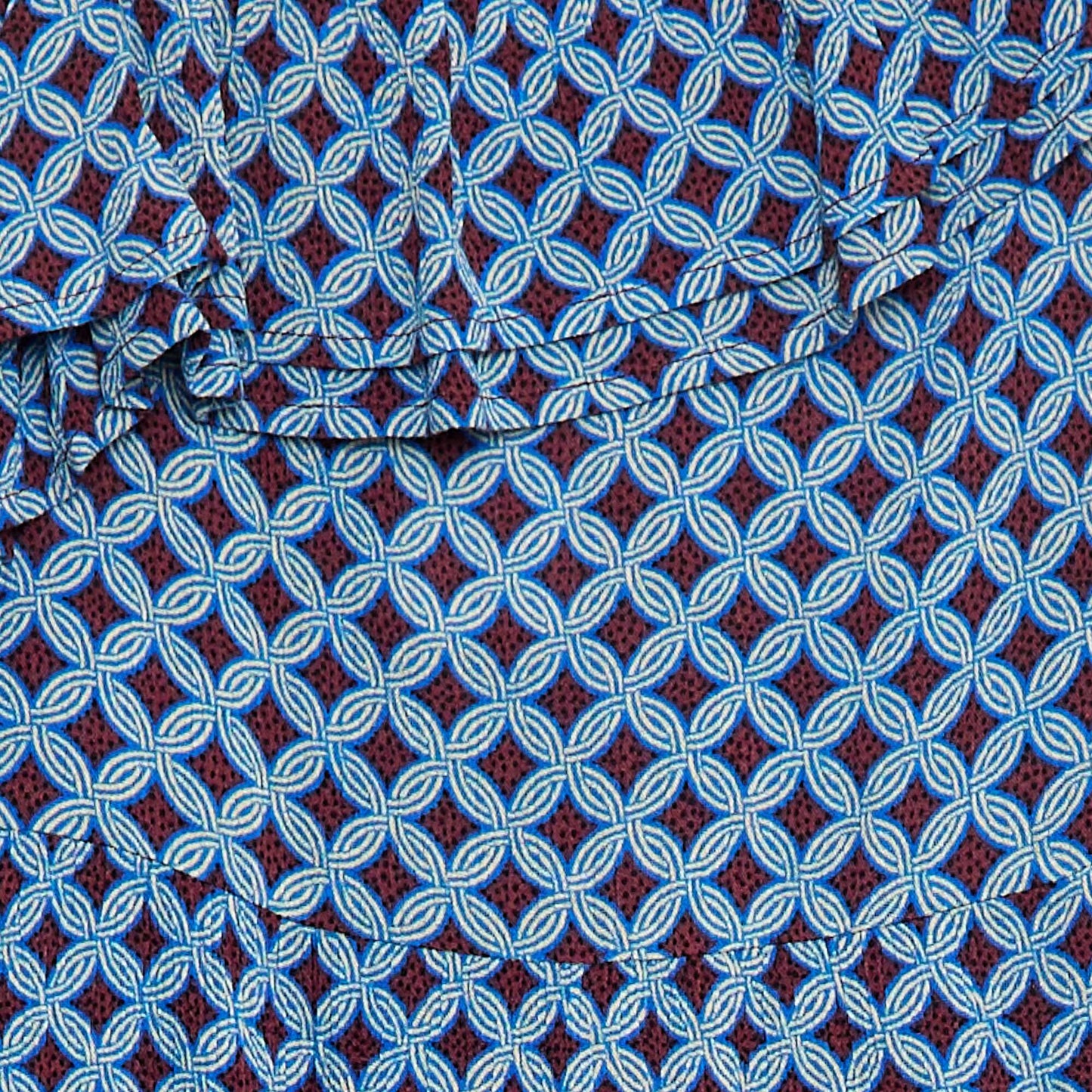 Robe légère à bretelles et volants uni VIOLET