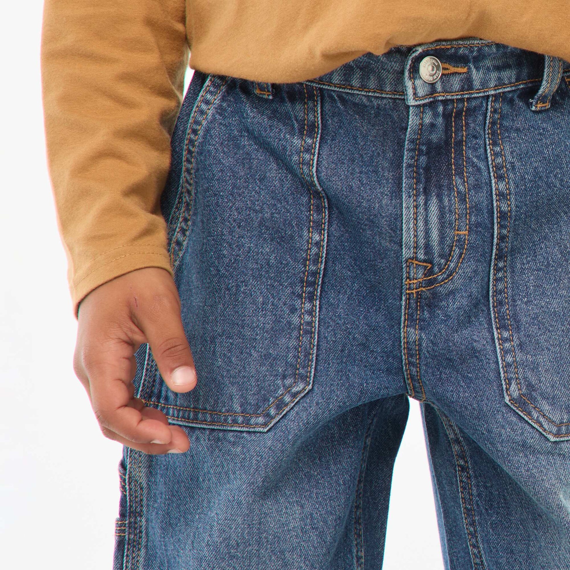 Jean multipoche BLEU