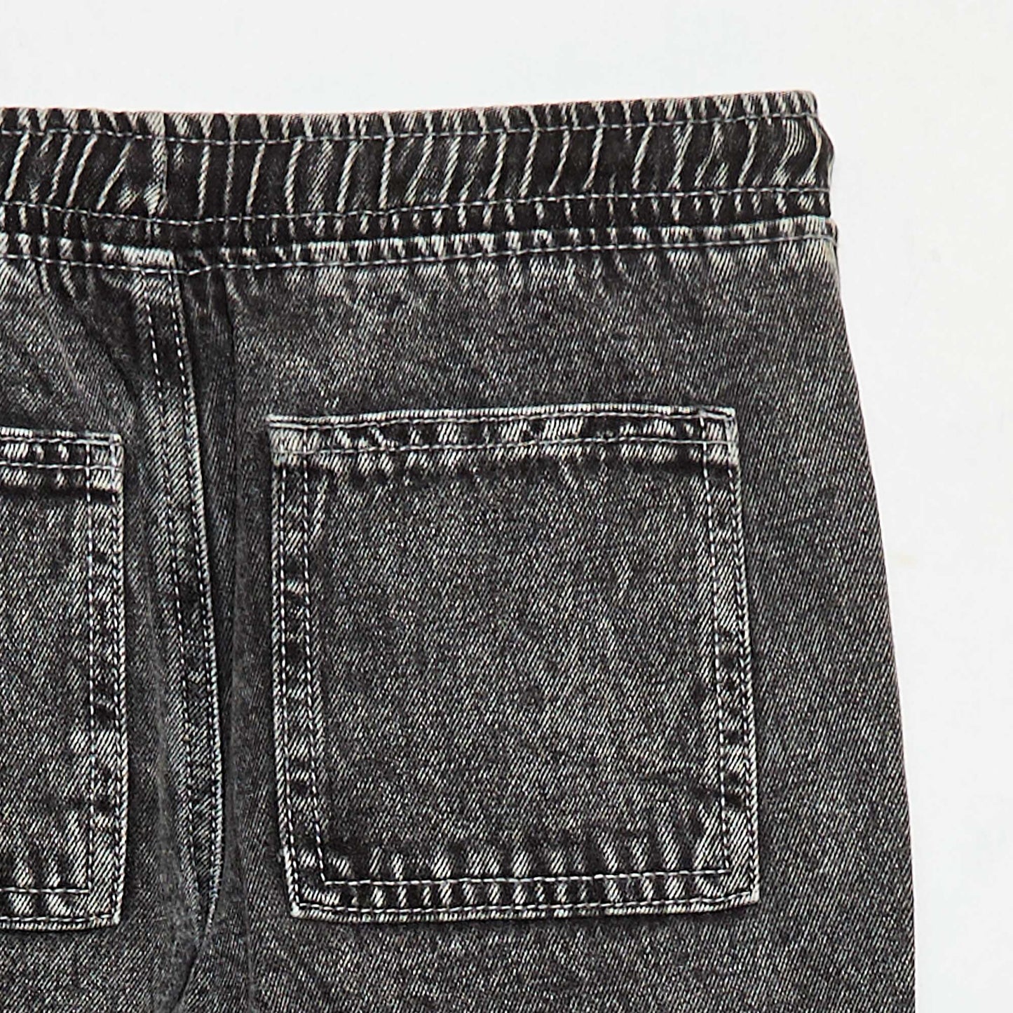 Pantalon multipoche élastiqué GRIS FONCé