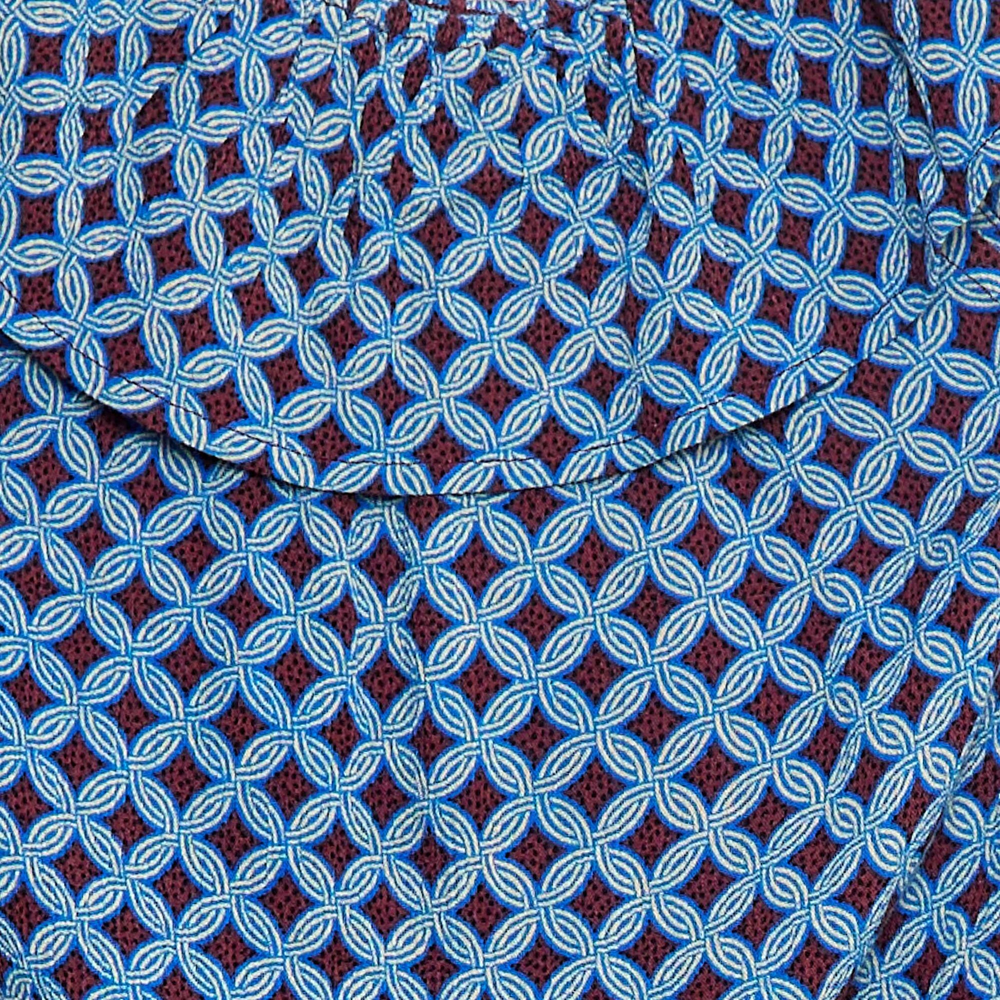 Chemisier sans manches boutonné volanté VIOLET