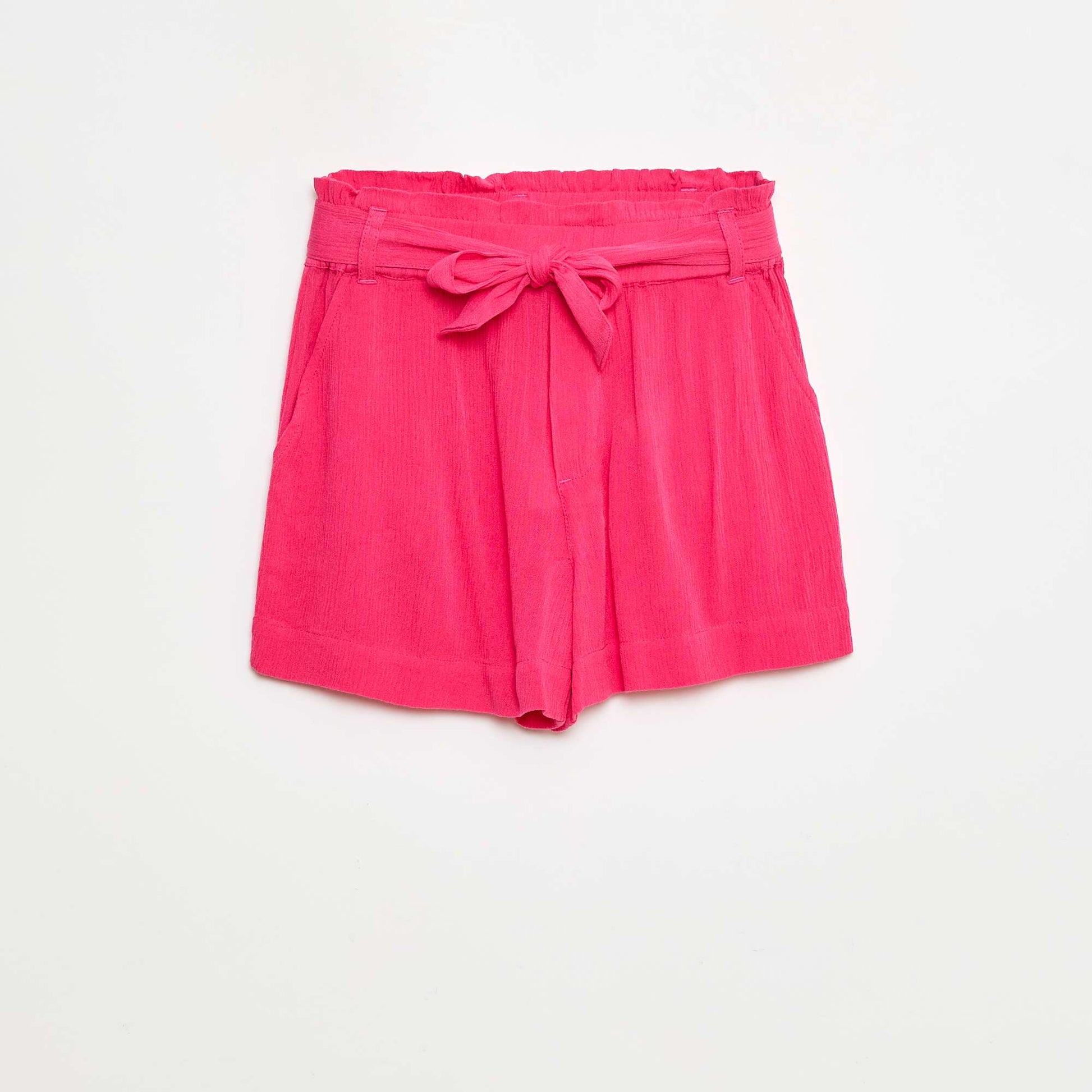 Short léger avec nœud uni ROSE
