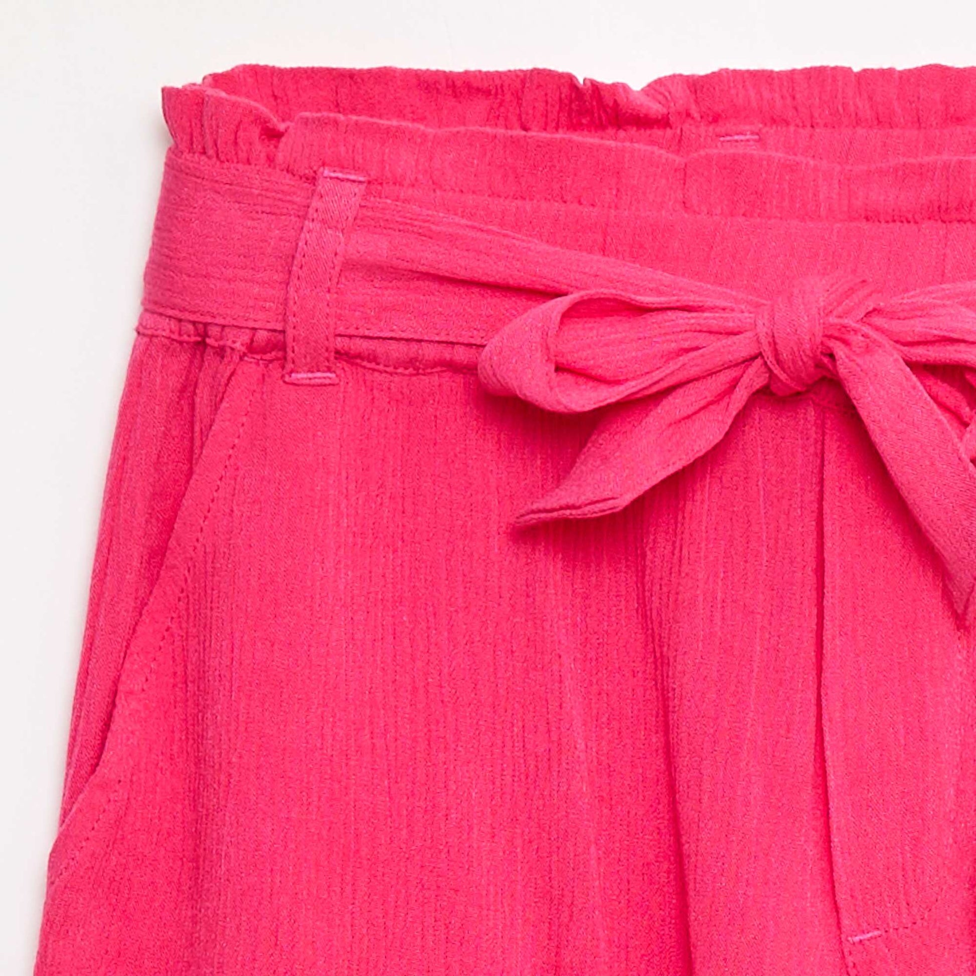 Short léger avec nœud uni ROSE