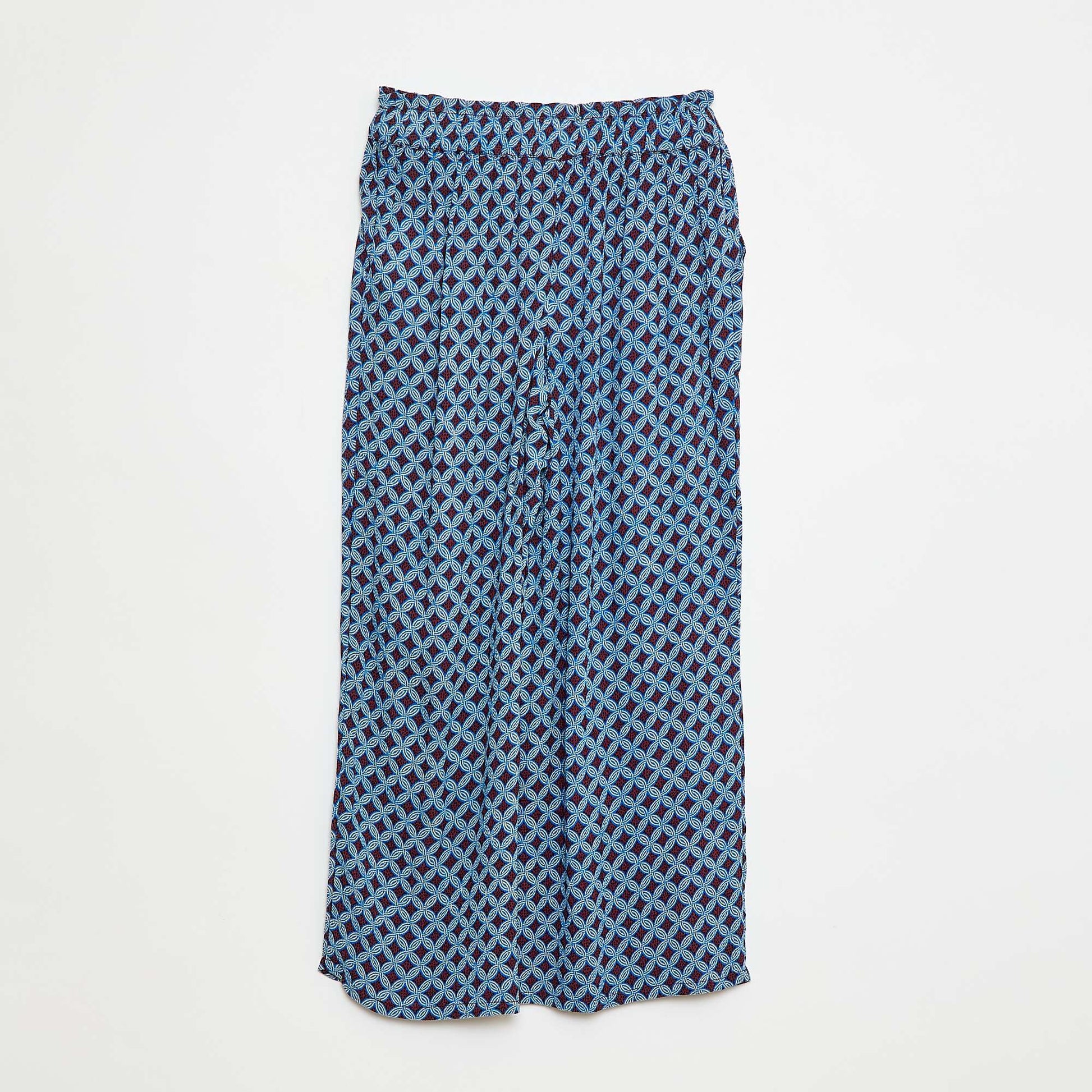 Pantalon smart léger wax VIOLET