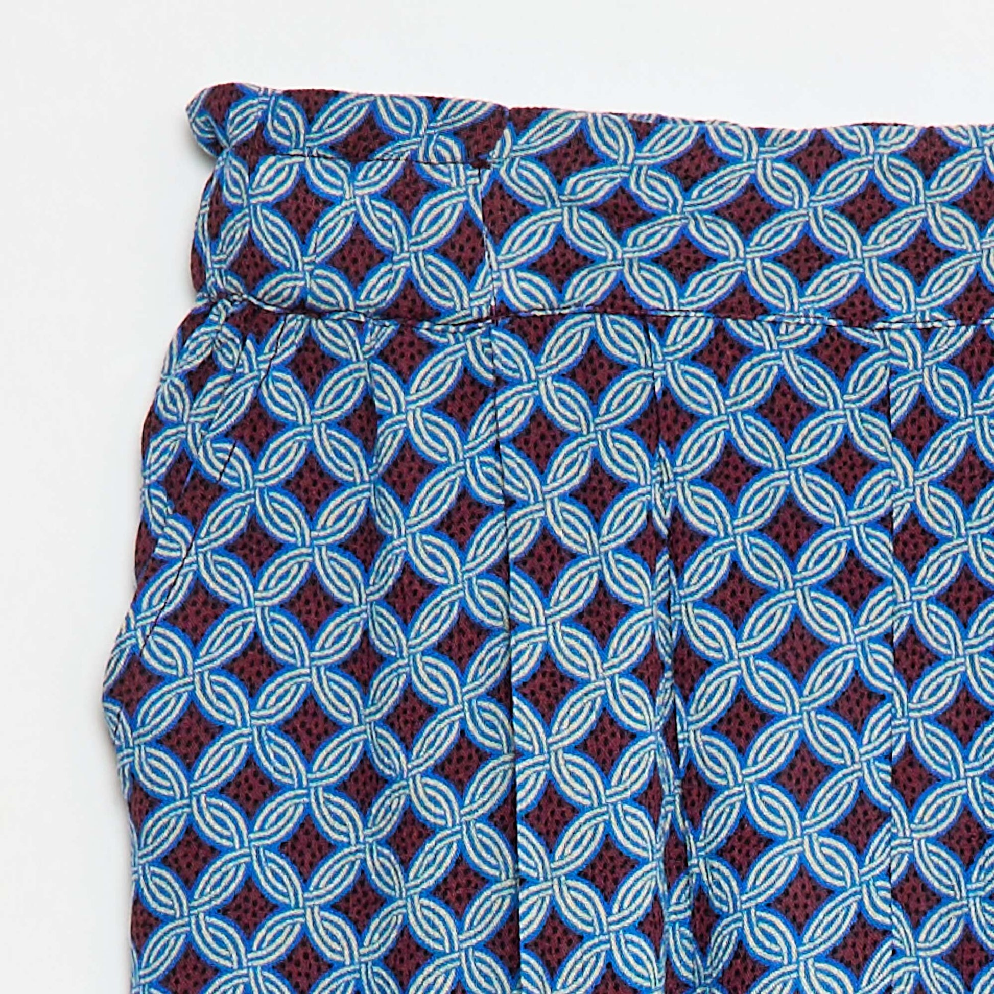 Pantalon smart léger wax VIOLET