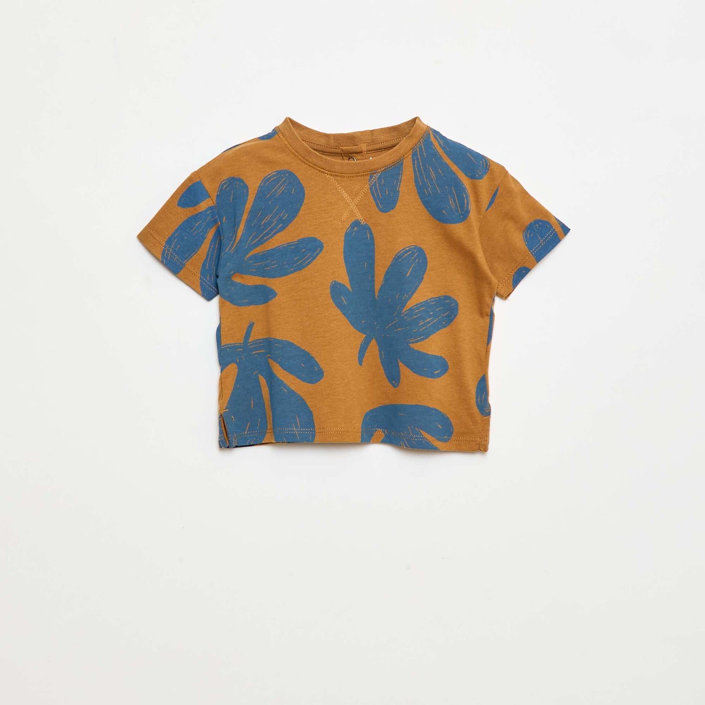 T-shirt imprimé MARRON