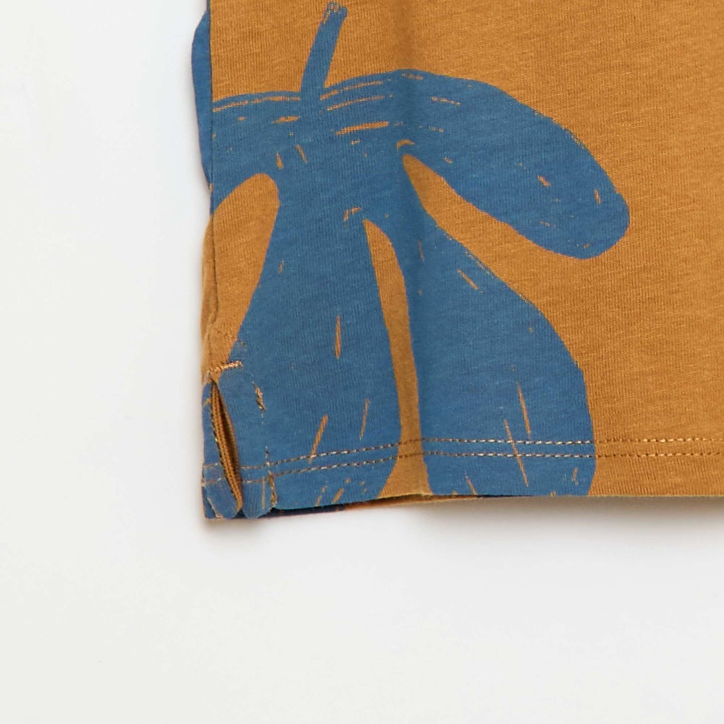 T-shirt imprimé MARRON
