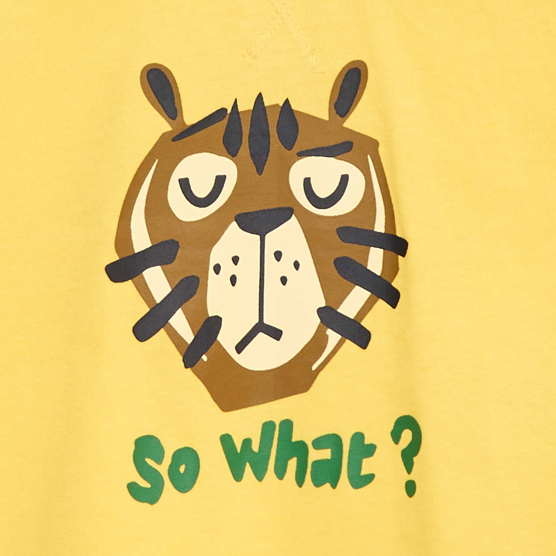 T-shirt imprimé JAUNE