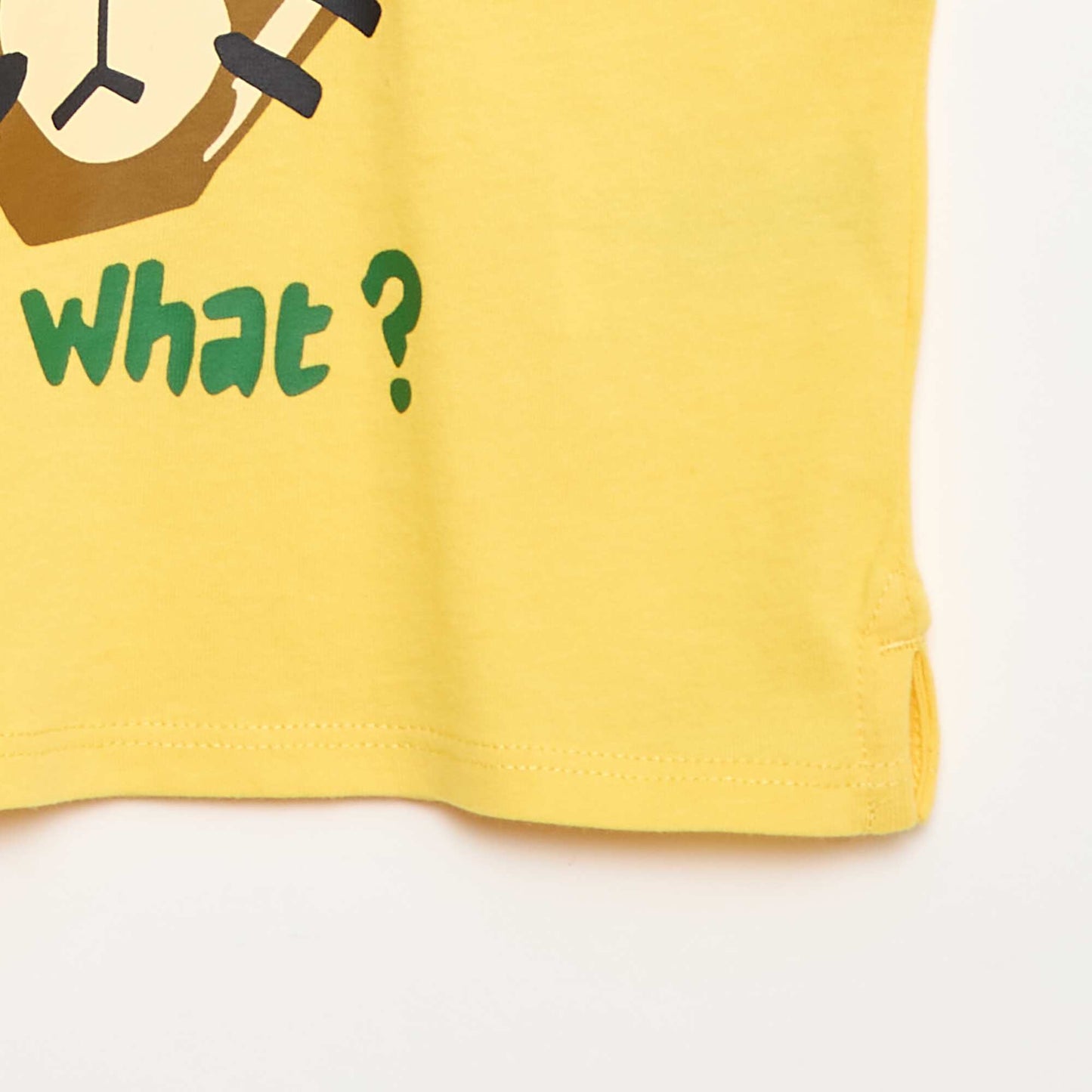 T-shirt imprimé JAUNE