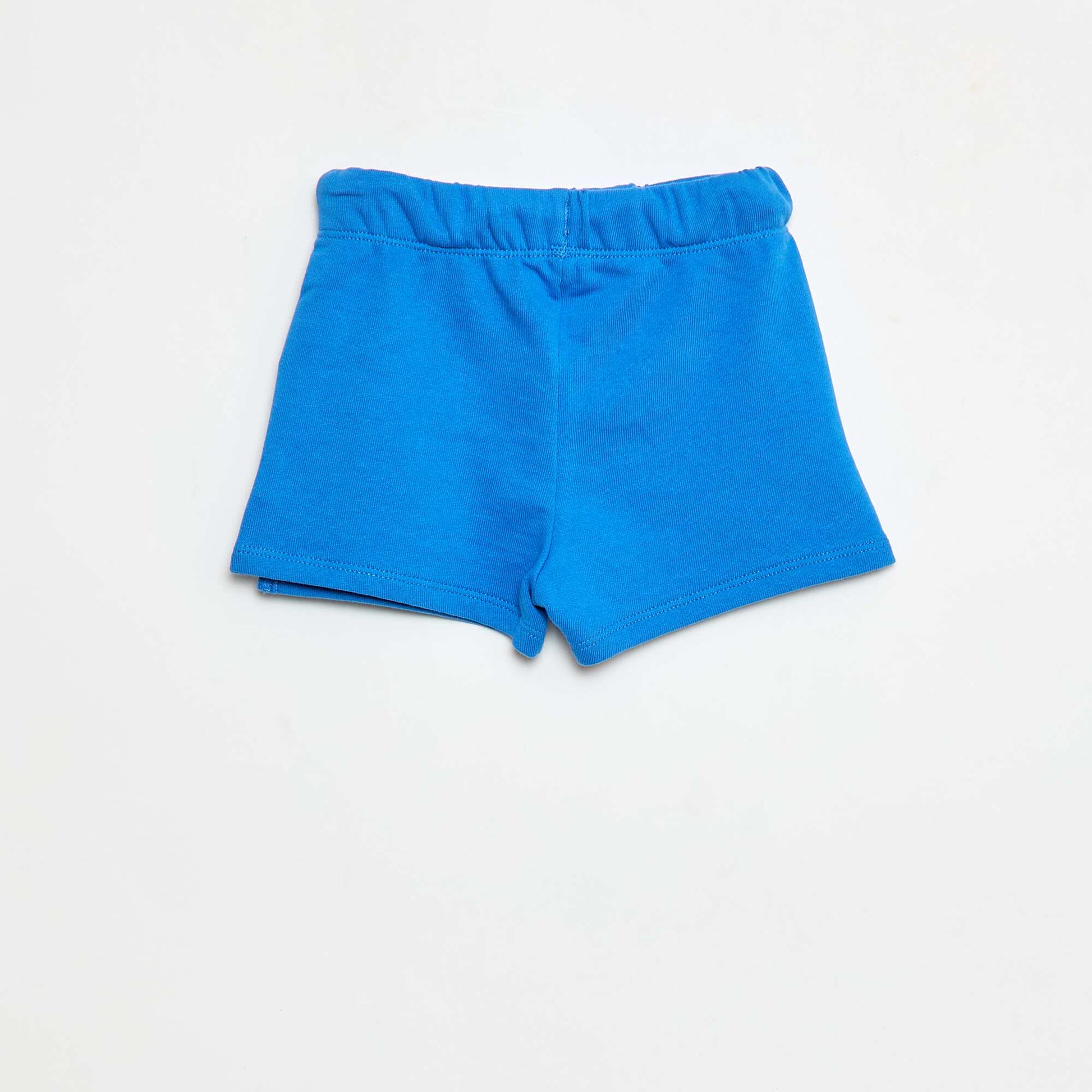 Short léger avec cordons de serrage BLEU