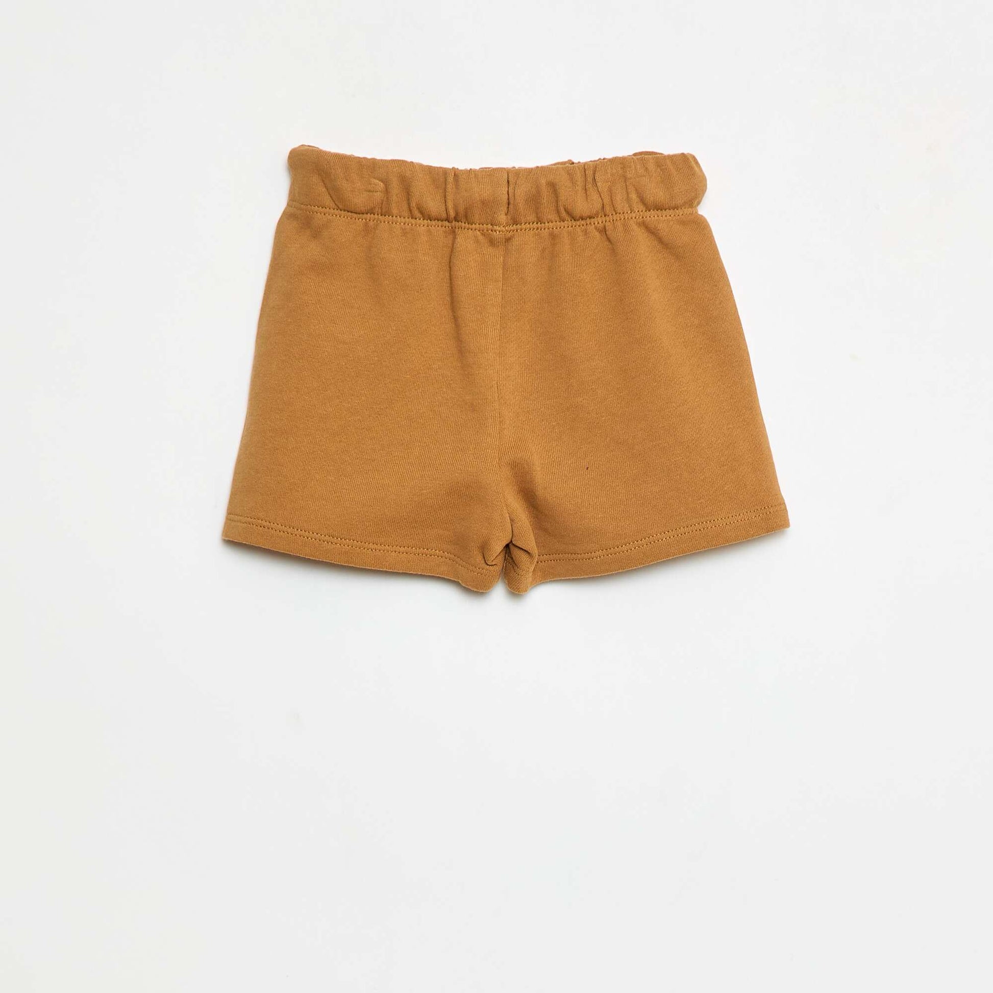 Short léger avec cordons de serrage MARRON