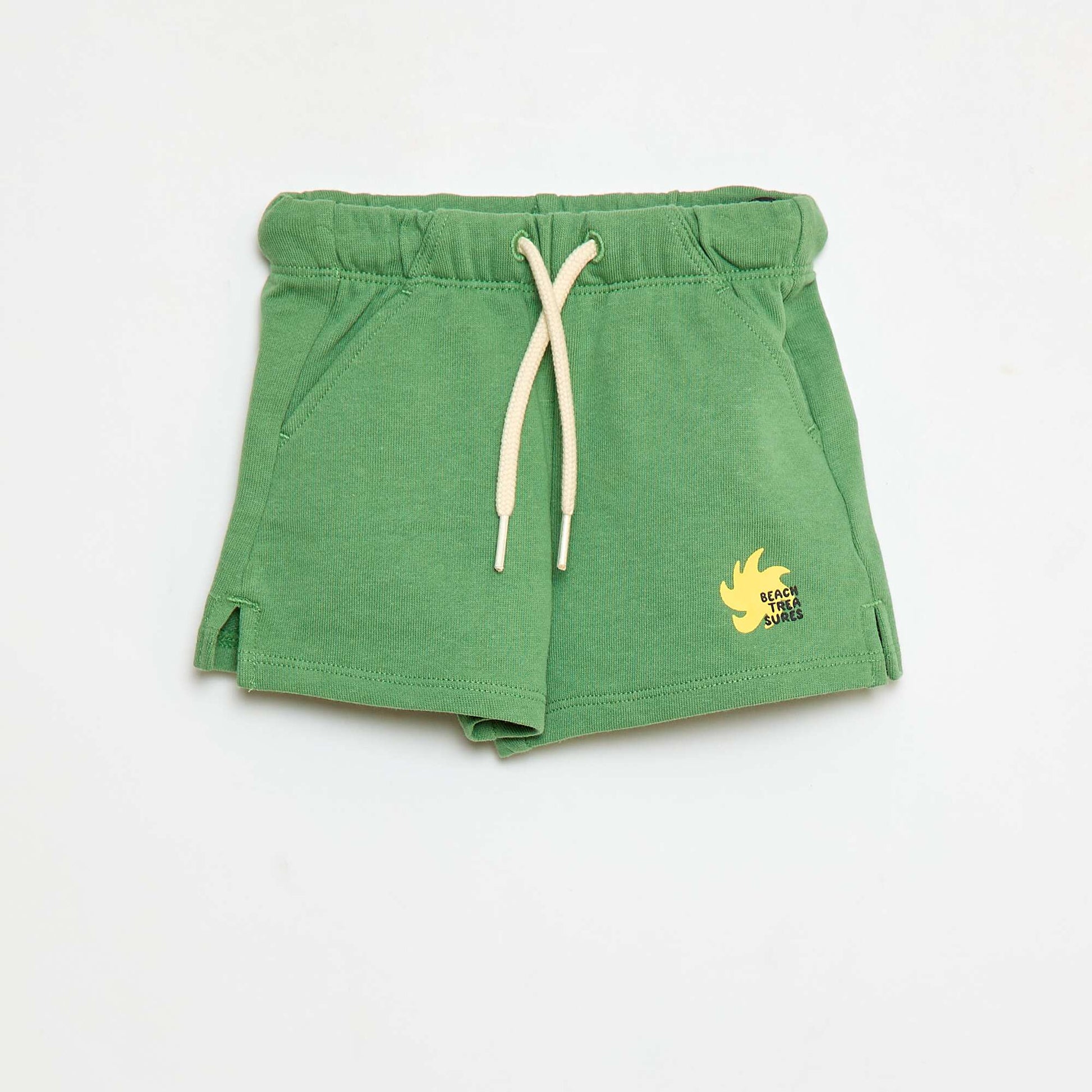 Short léger avec cordons de serrage VERT