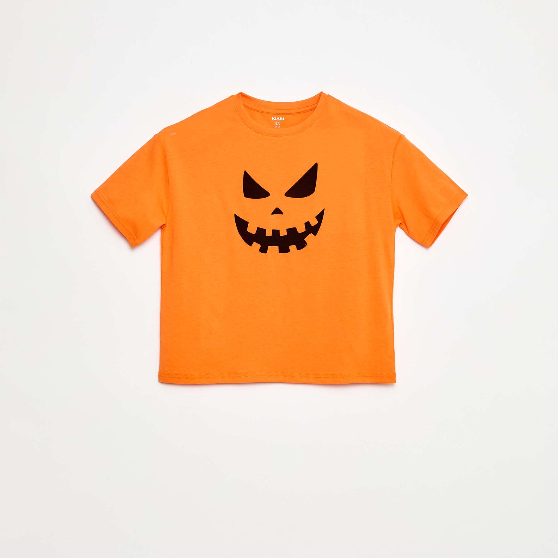 Tee-shirt imprimé 'Halloween' ORANGE