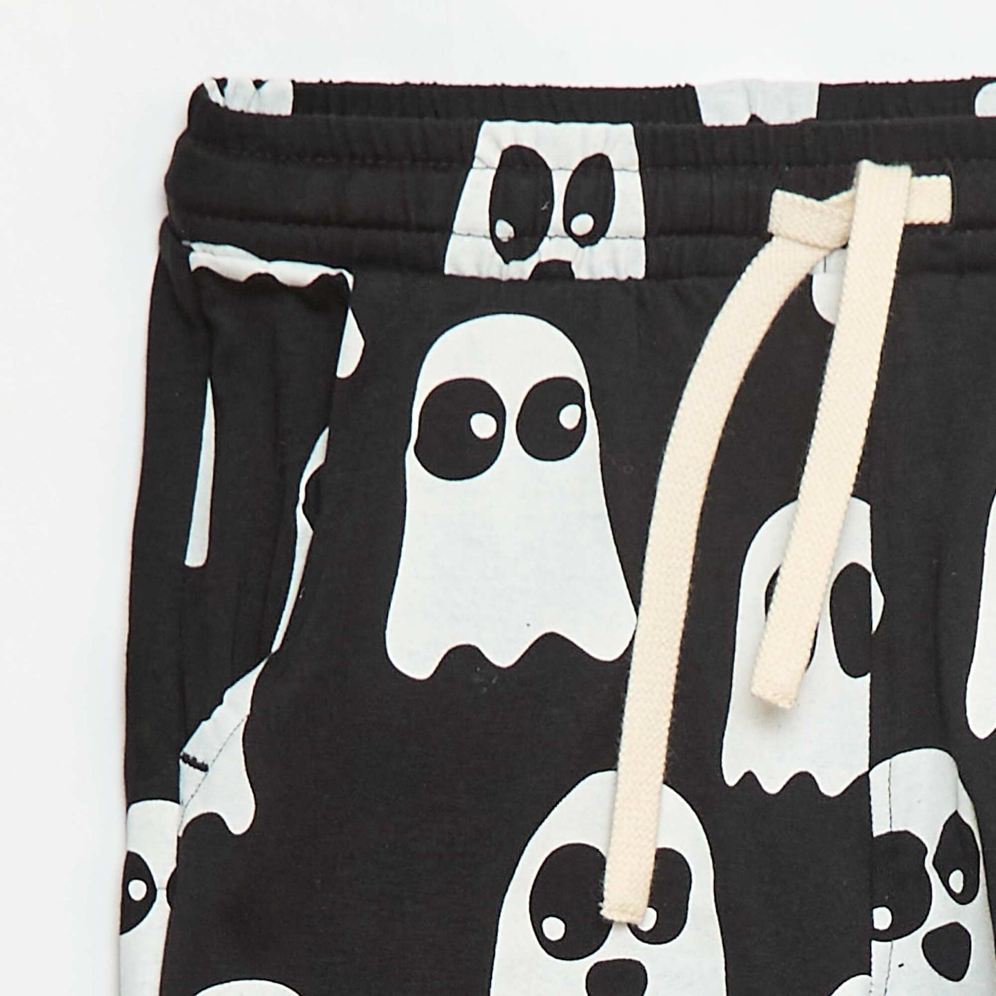 Bermuda imprimé 'Halloween' NOIR