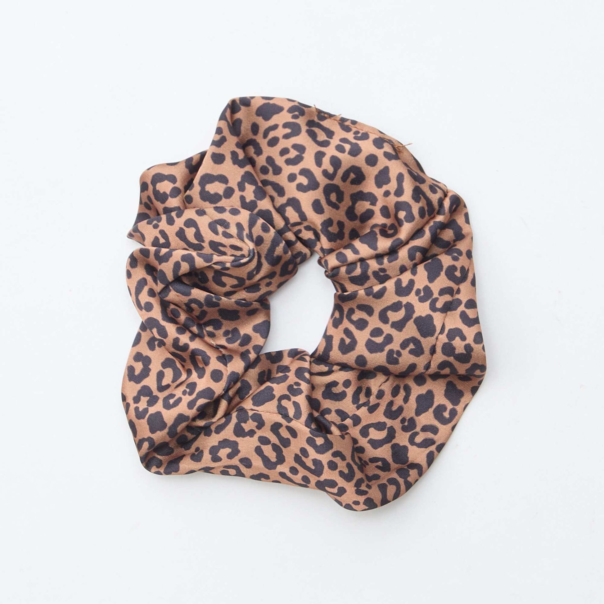 Lot de 2 chouchous satinés MARRON