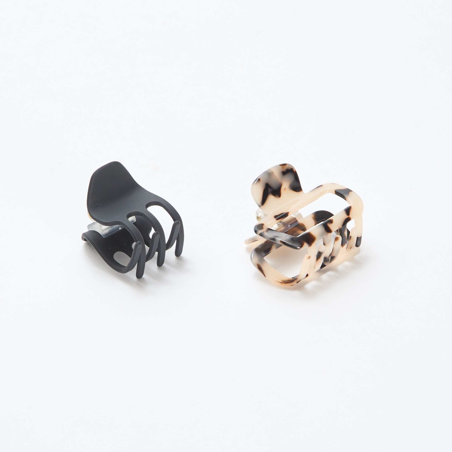 Lot de 2 petites pinces à cheveux NOIR